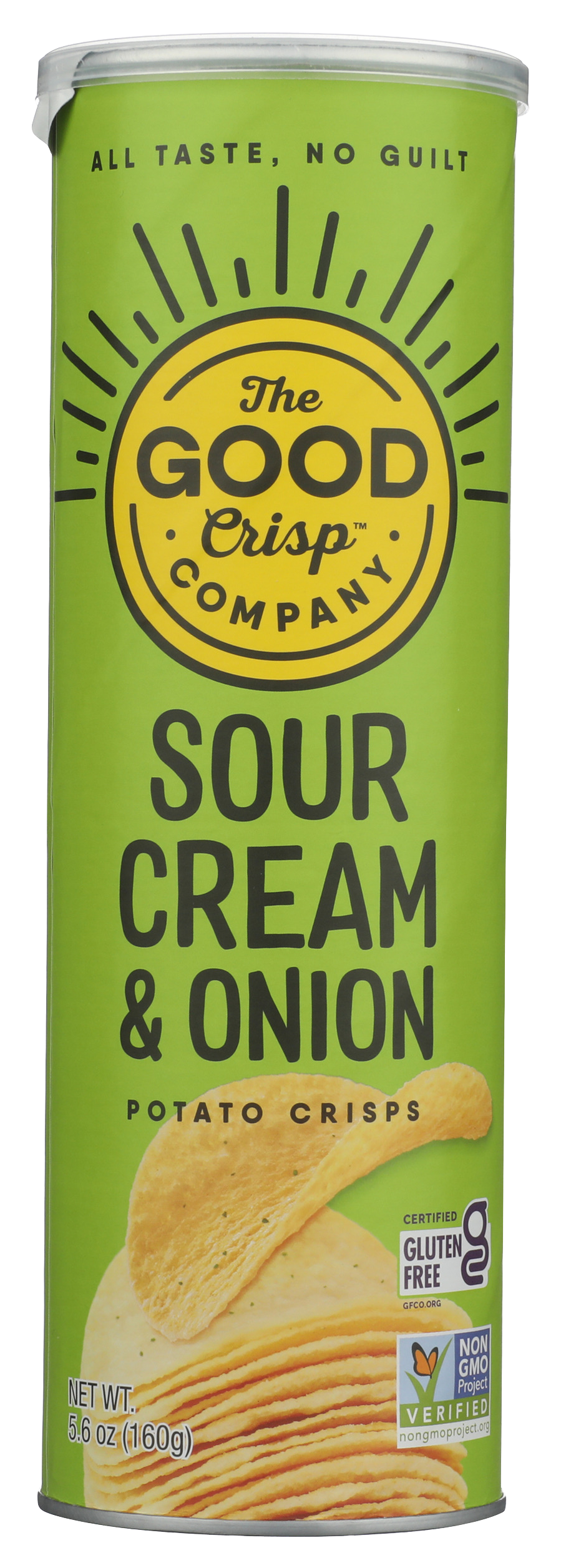Image of The Good Crisp Company Sour Cream And Onion Potato Chips
