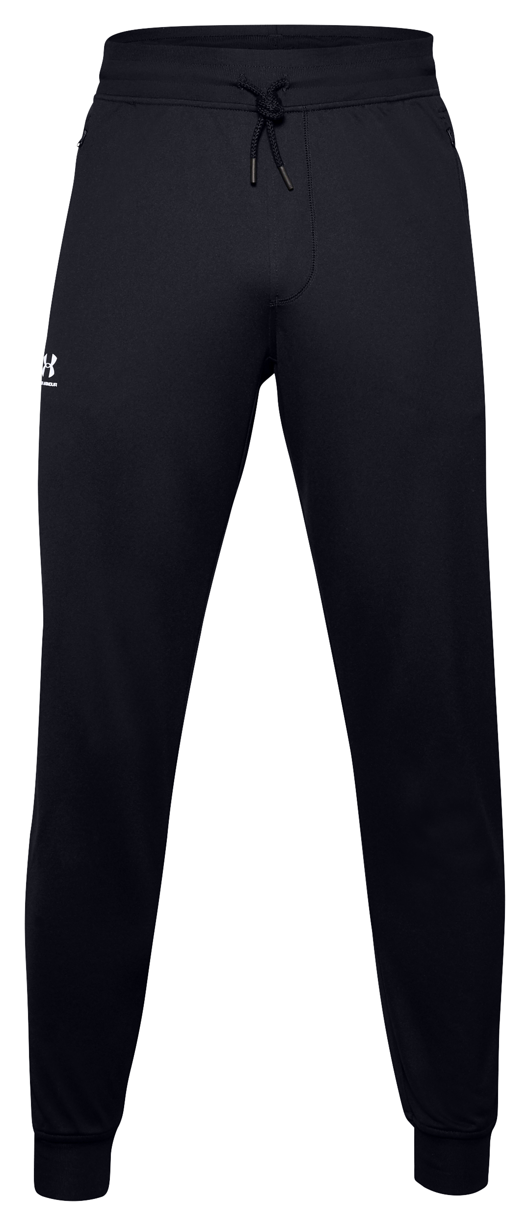 Image of Under Armour UA Sportstyle Joggers for Men - Black/White - LT