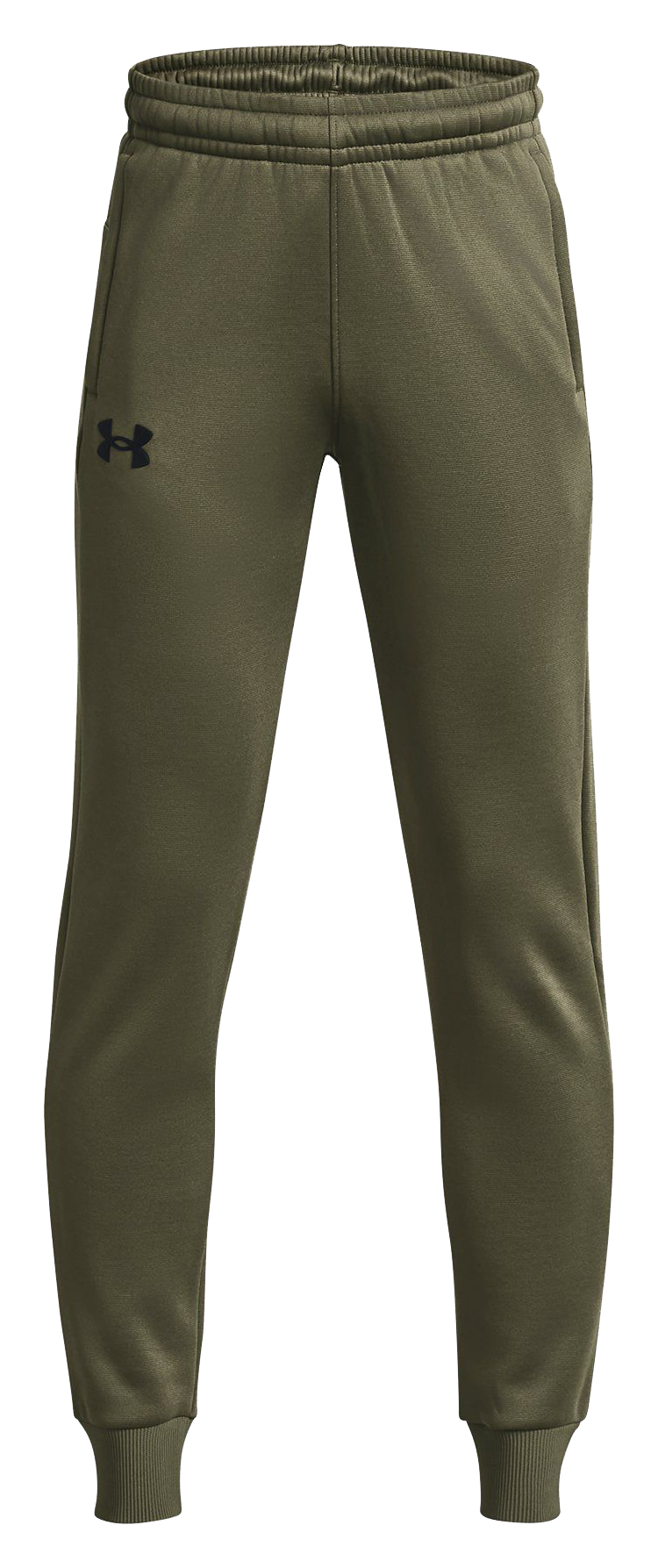 Image of Under Armour Armour Fleece Joggers for Kids - Marine OD Green/Black - XS