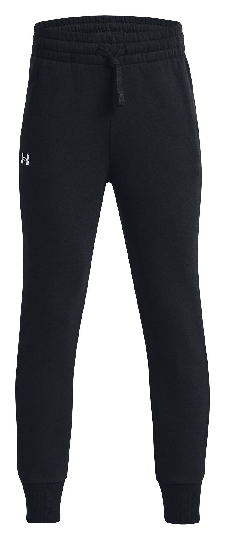 Image of Under Armour Fleece Joggers for Girls - Black/White - XS