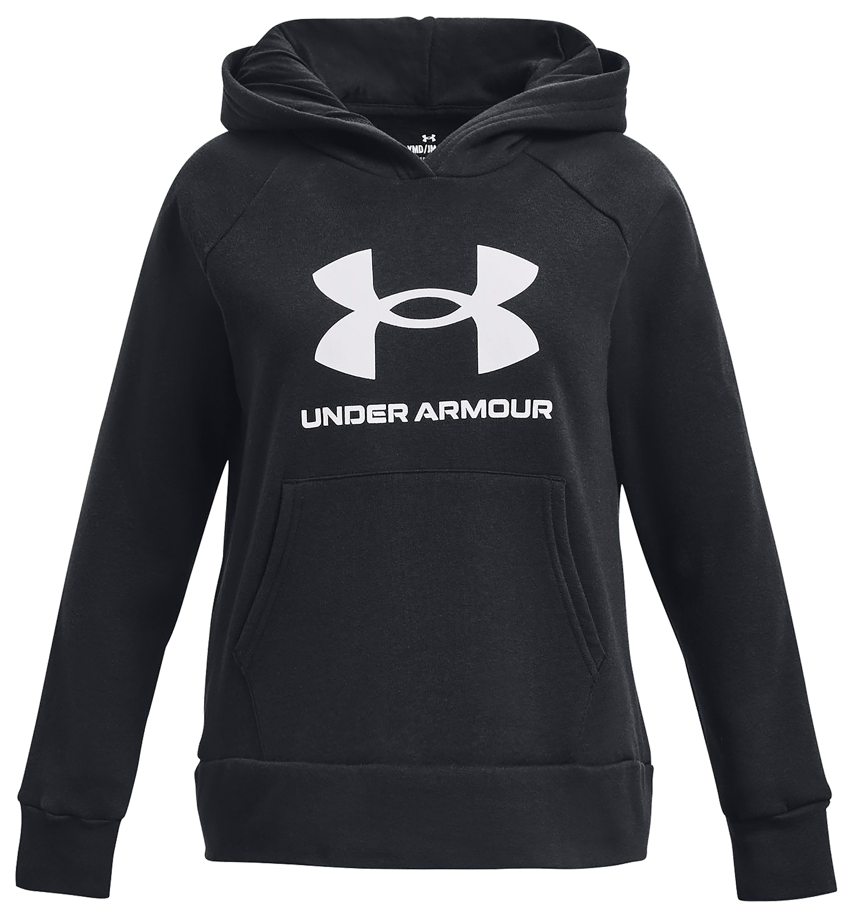 Image of Under Armour Rival Fleece Big Logo Long-Sleeve Hoodie for Kids