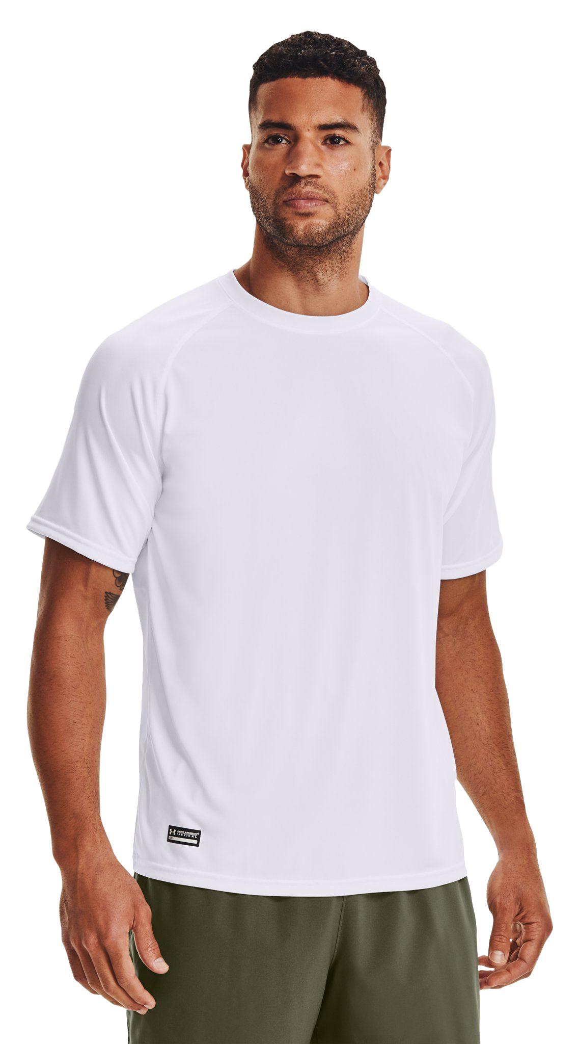 Image of Under Armour Tactical Tech Short-Sleeve T-Shirt for Men - White