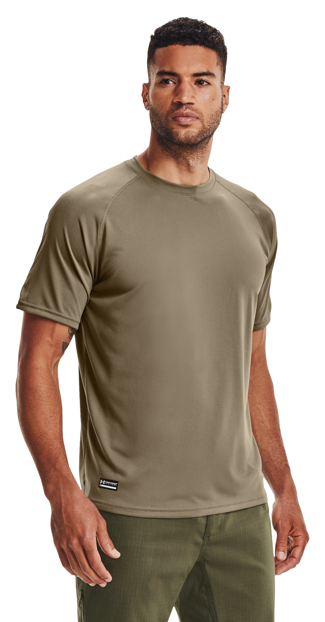 Image of Under Armour Tactical Tech Short-Sleeve T-Shirt for Men - Federal Tan