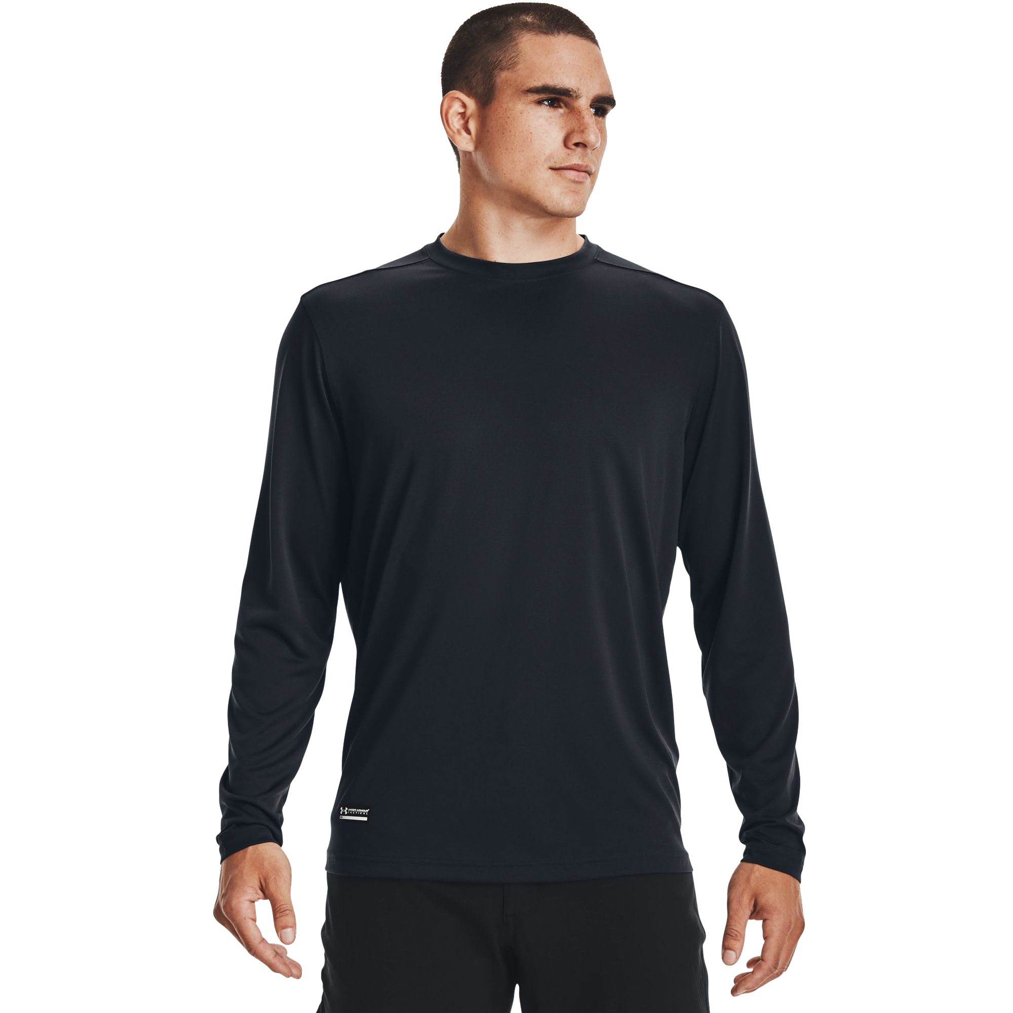 Image of Under Armour Tactical Tech Long-Sleeve Shirt for Men - Dark Navy Blue - 5XL