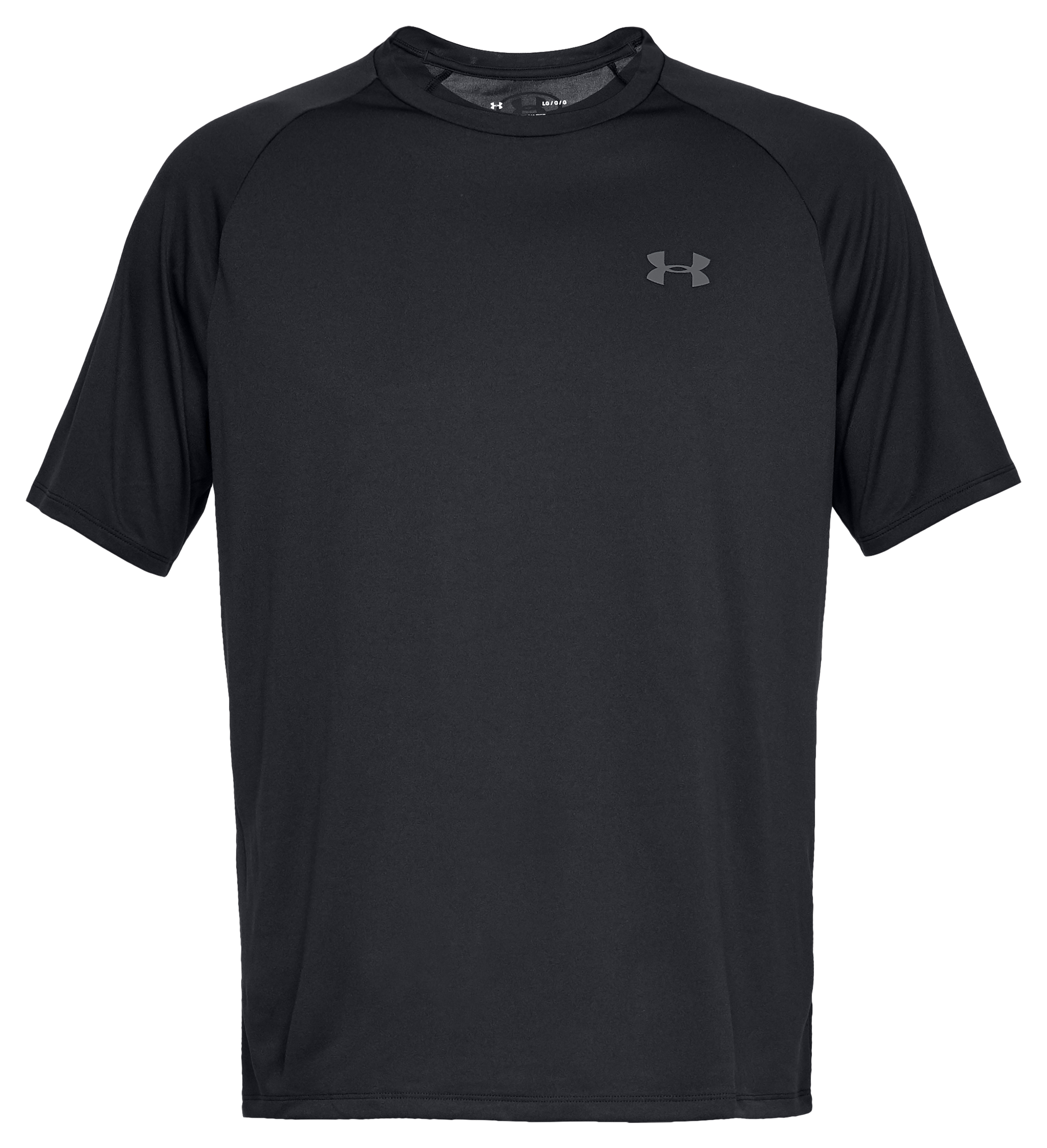 Image of Under Armour UA Tech 2.0 Short-Sleeve T-Shirt for Men - Black/Graphite - 4XLT