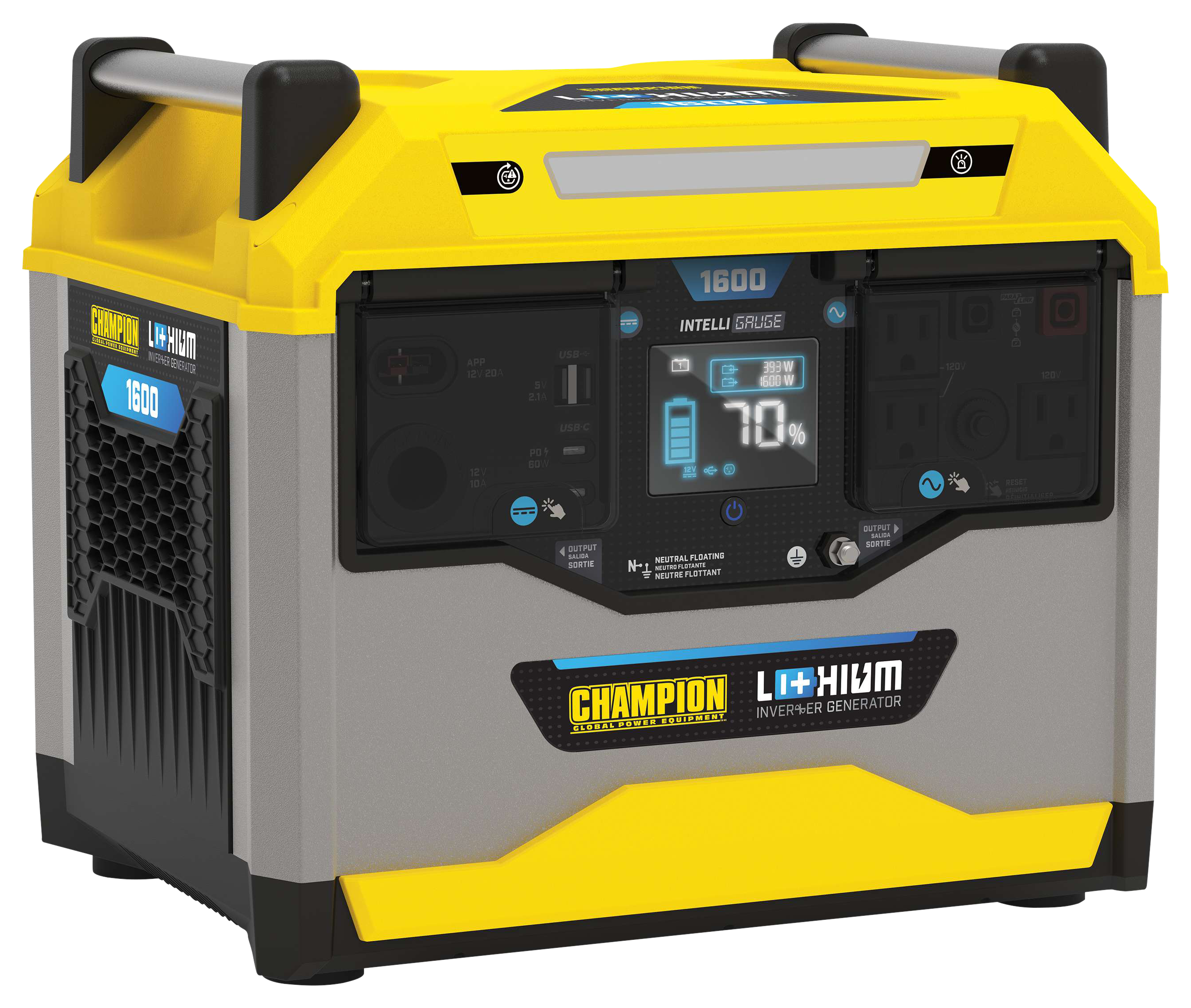 Image of Champion Power Equipment 1,638-Wh Lithium-Ion Solar Generator Power Station