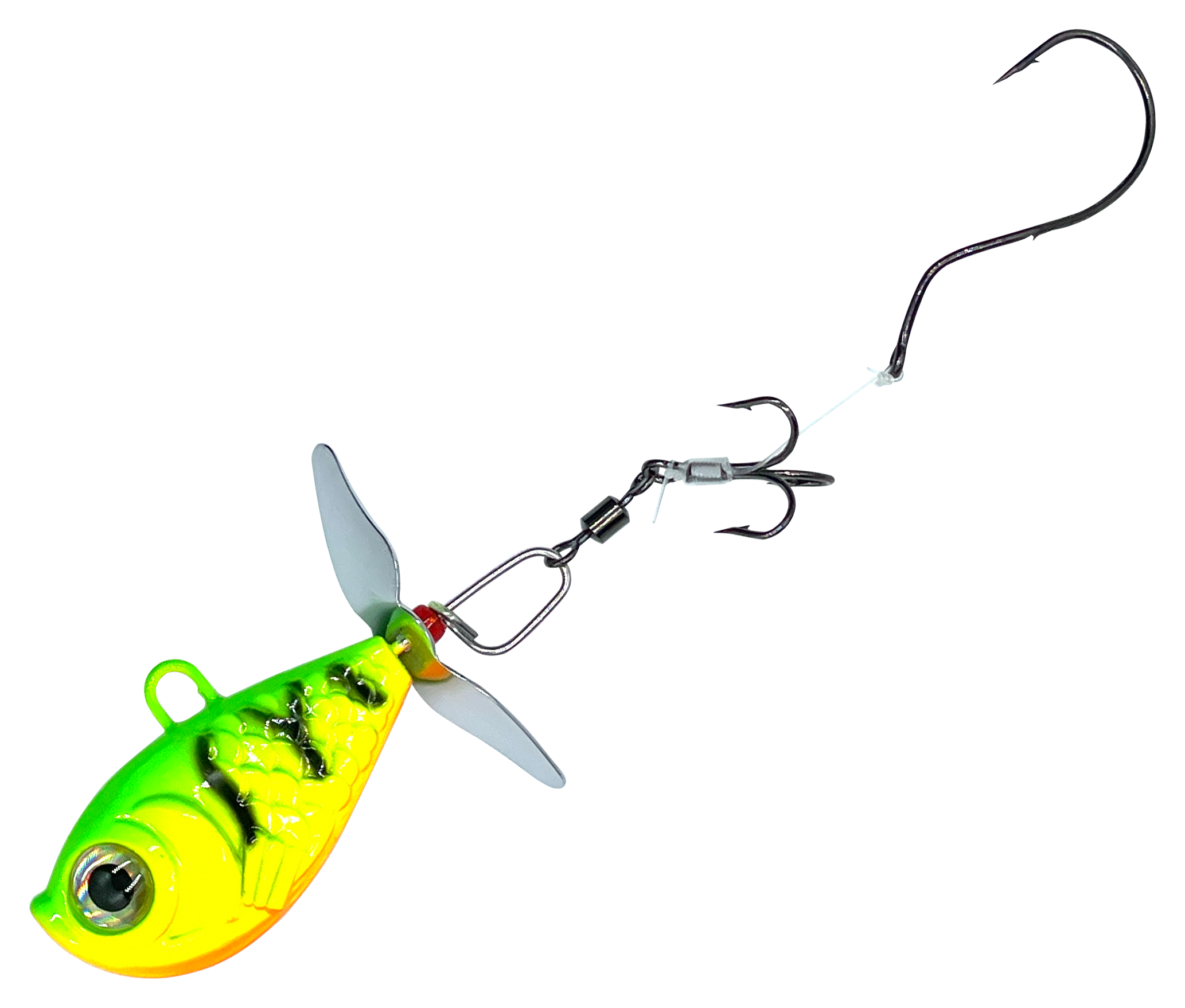 Image of Walleye Nation Death Rig Jig - Fire Tiger - 3/4 oz.