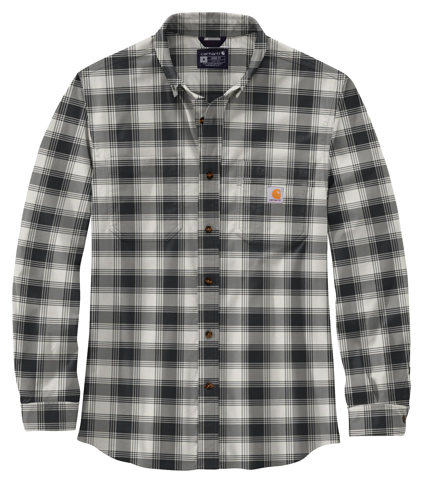 Carhartt Force Relaxed Fit Mens Vented Fishing Shirt Size Large Plaid