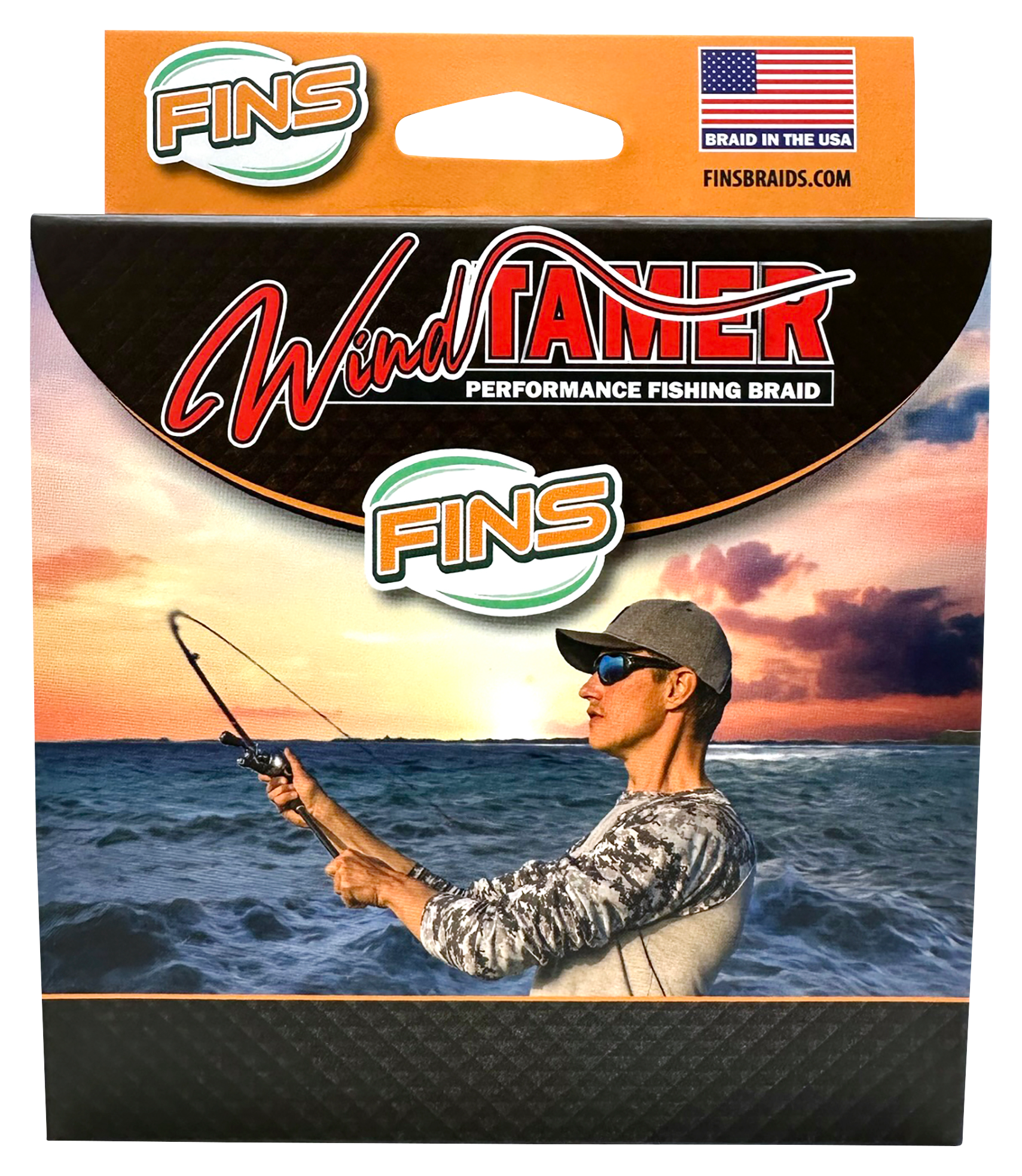 Image of FINS Windtamer Braided Fishing Line - Hi-Vis Pink - 150 Yards - 20 Lb. Test