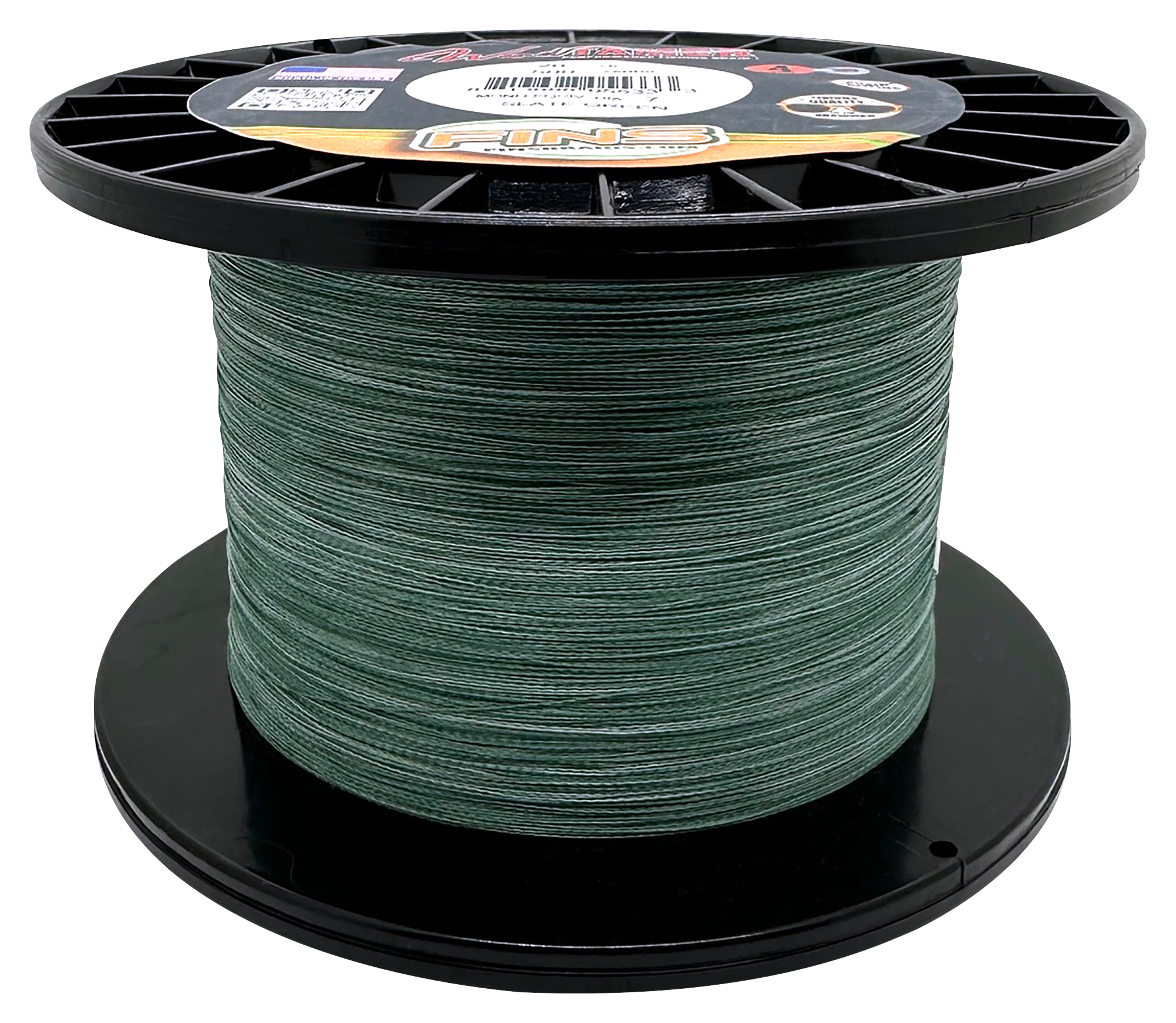 Image of FINS Windtamer Braided Fishing Line - Slate Green - 500 Yards - 20 Lb. Test