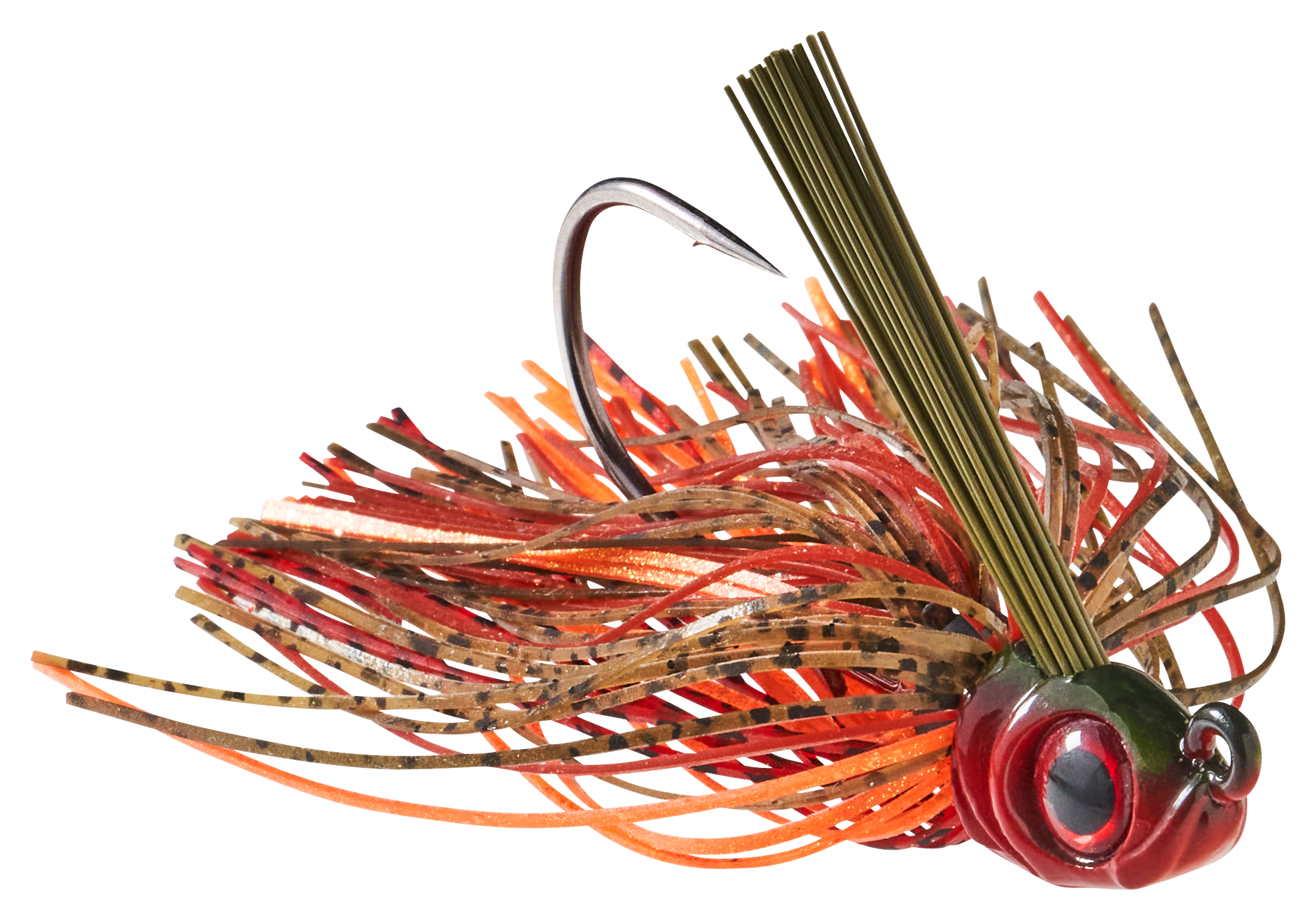 Image of Bass Pro Shops XPS Swim Jig - Fire Pumpkin - 3/8 oz.