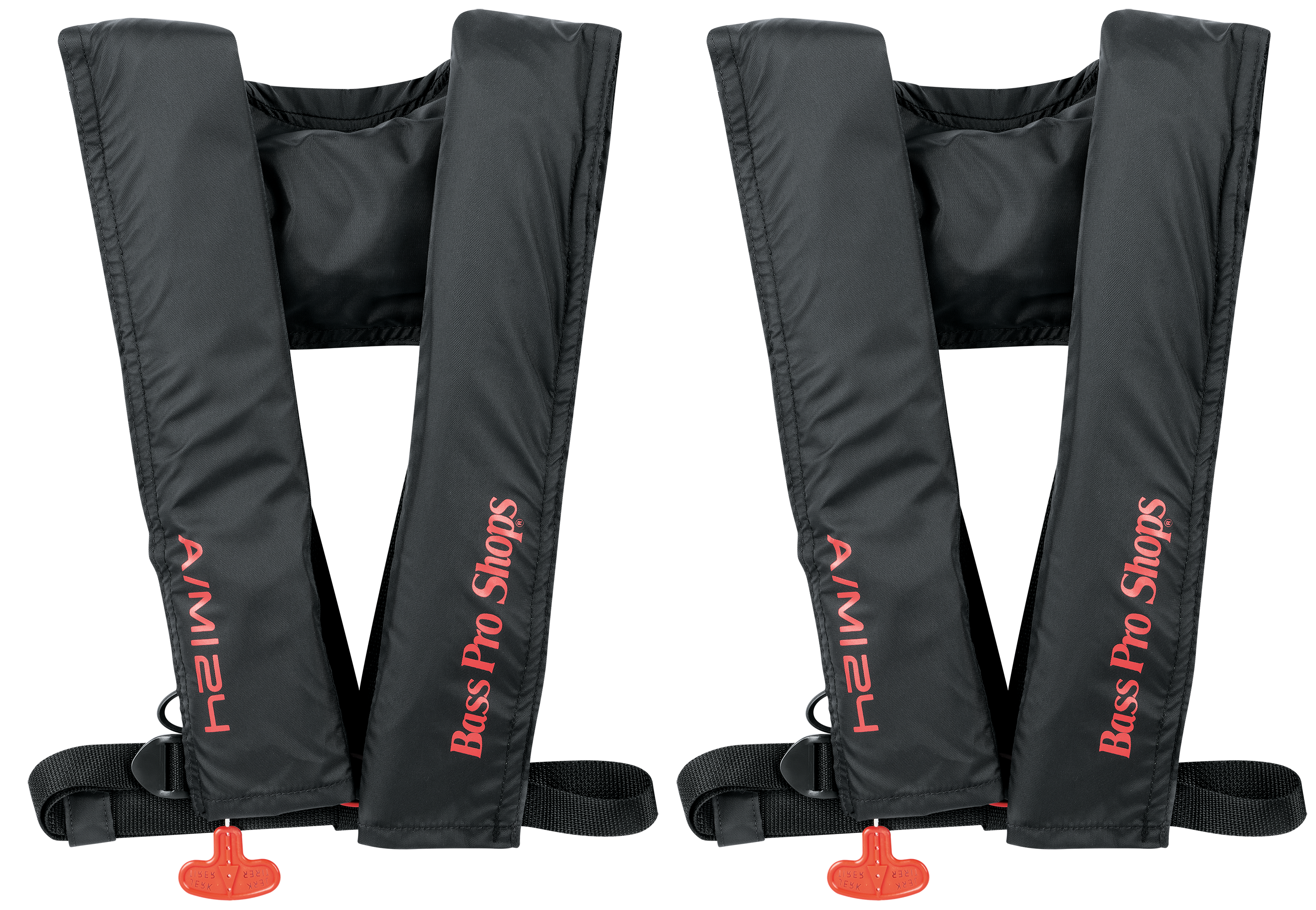 Bass Pro Shops AM24 Auto/Manual Inflatable Life Vest 2-Pack