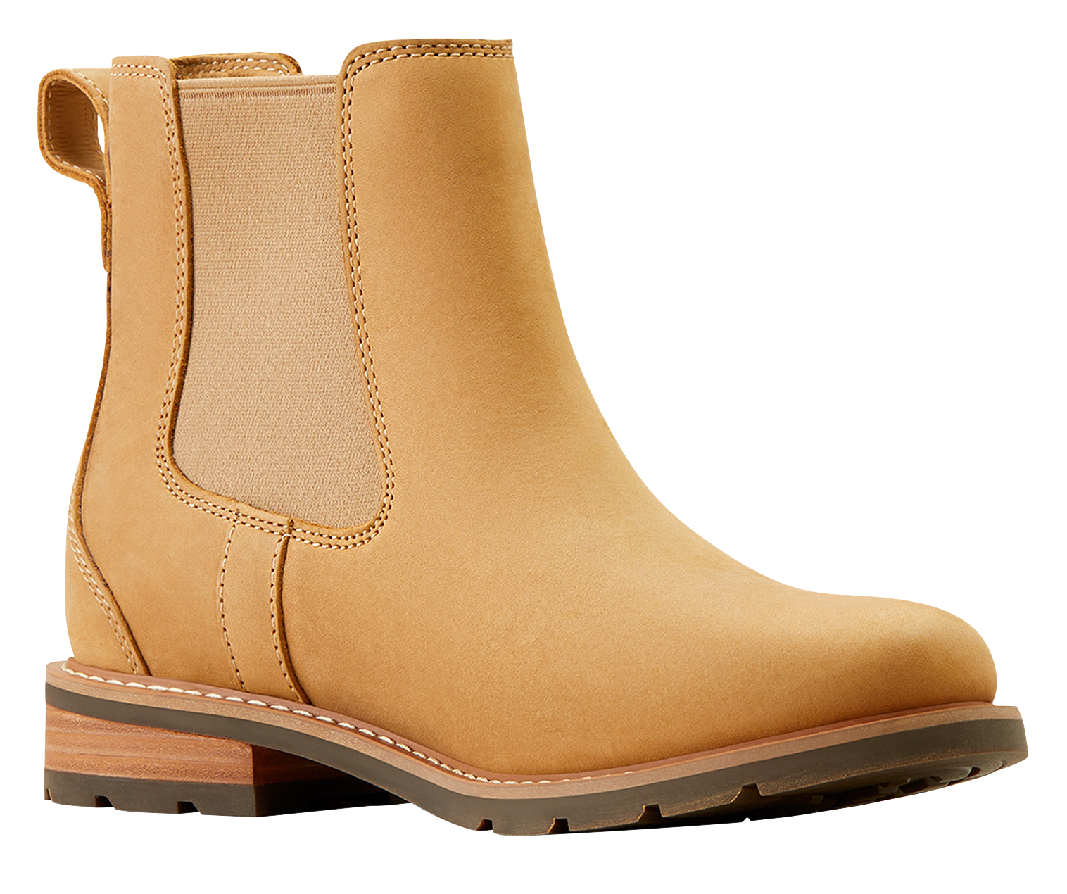 Image of Ariat Wexford Chelsea Boots for Ladies - Natural Tan - 9M