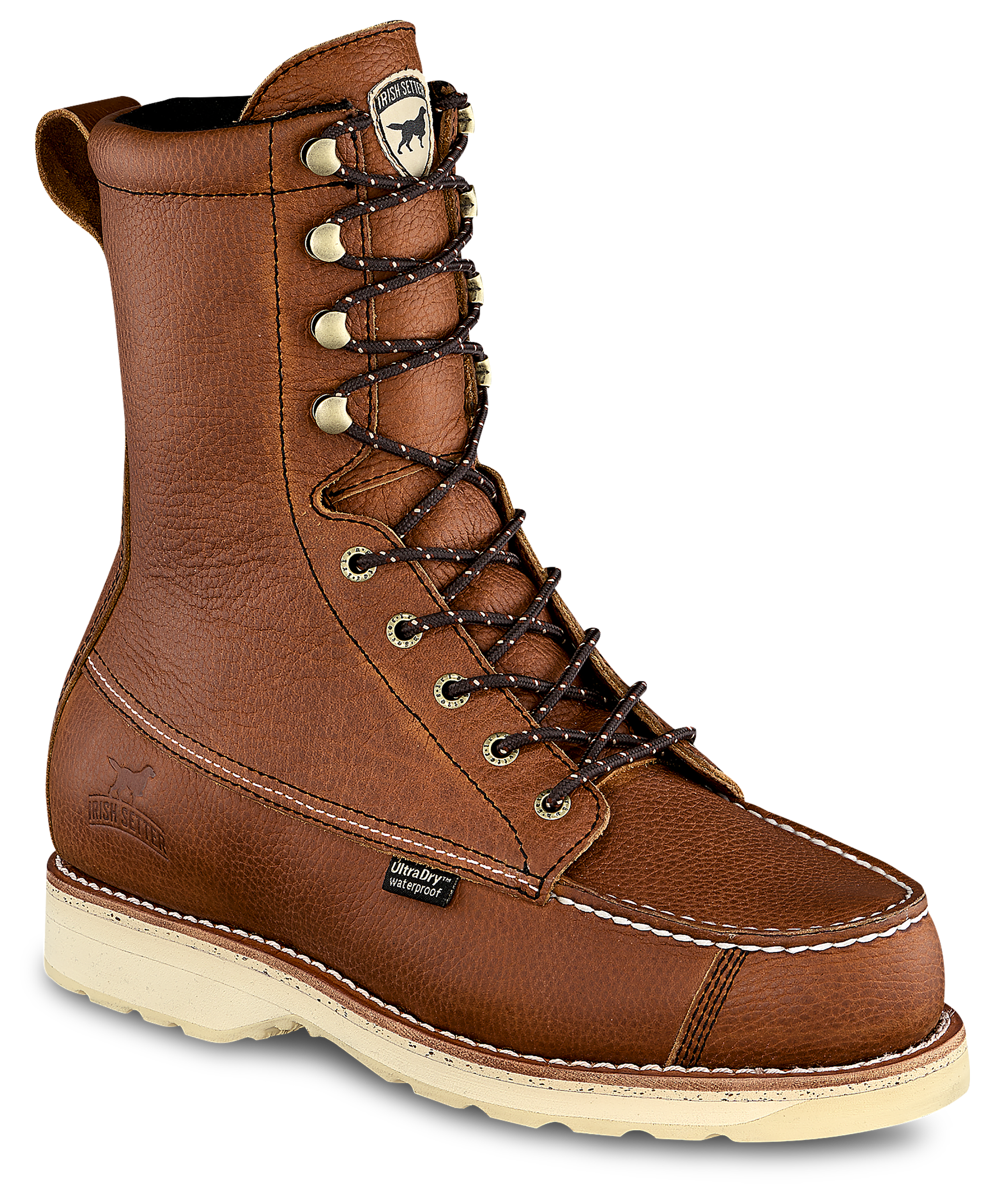 Image of "Irish Setter Wingshooter 9"" Insulated Waterproof Upland Hunting Boots for Men - Brown - 9M"