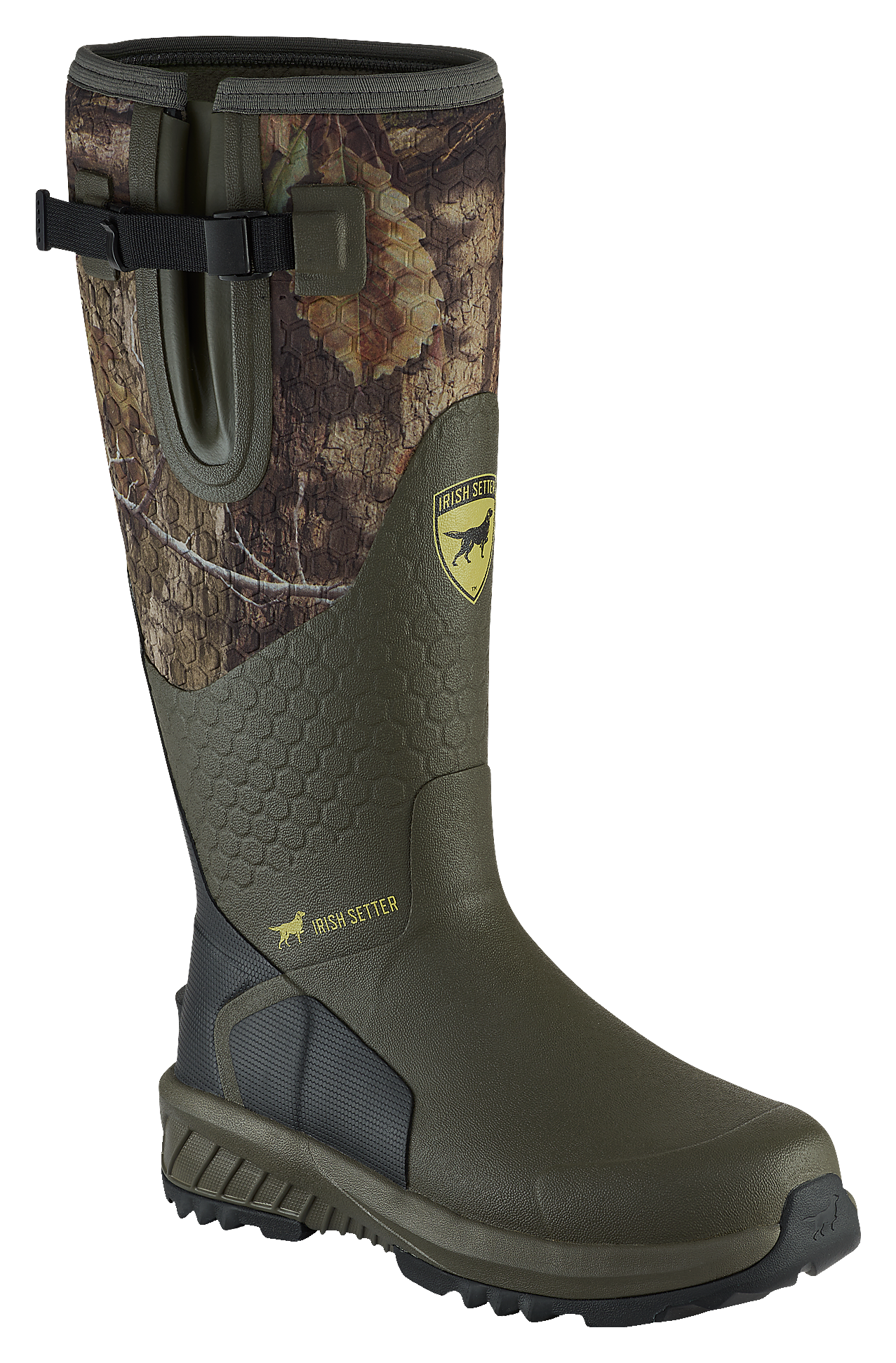 Irish Setter MudTrek Full Fit Camo Rubber Boots for Men - Mossy Oak Country DNA - 5M
