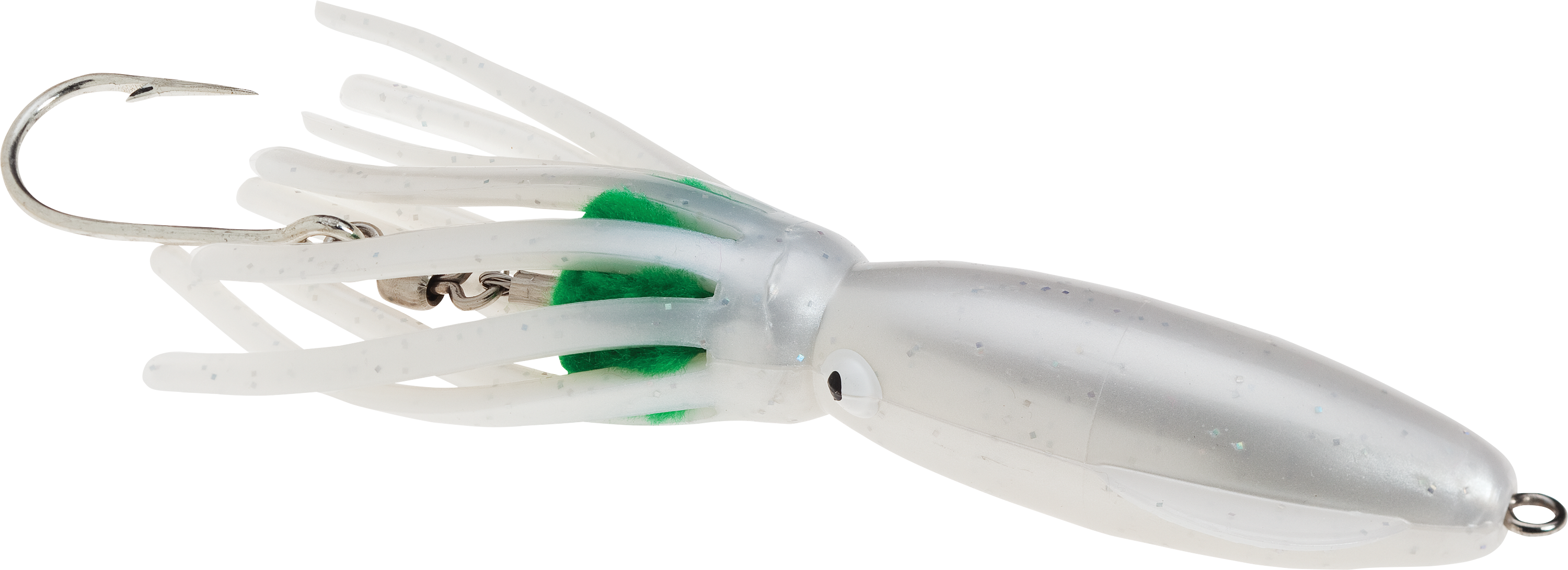 B2 Squid 9 Weighted Squid Rig - 16 oz. - Pearl White