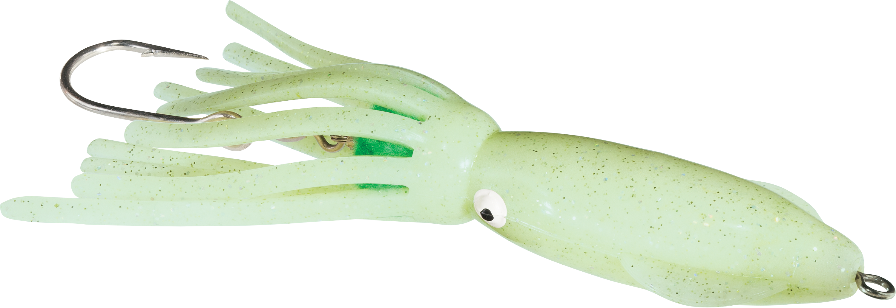 B2 Squid 9 Weighted Squid Rig - 12 oz. - Triple Glow Green