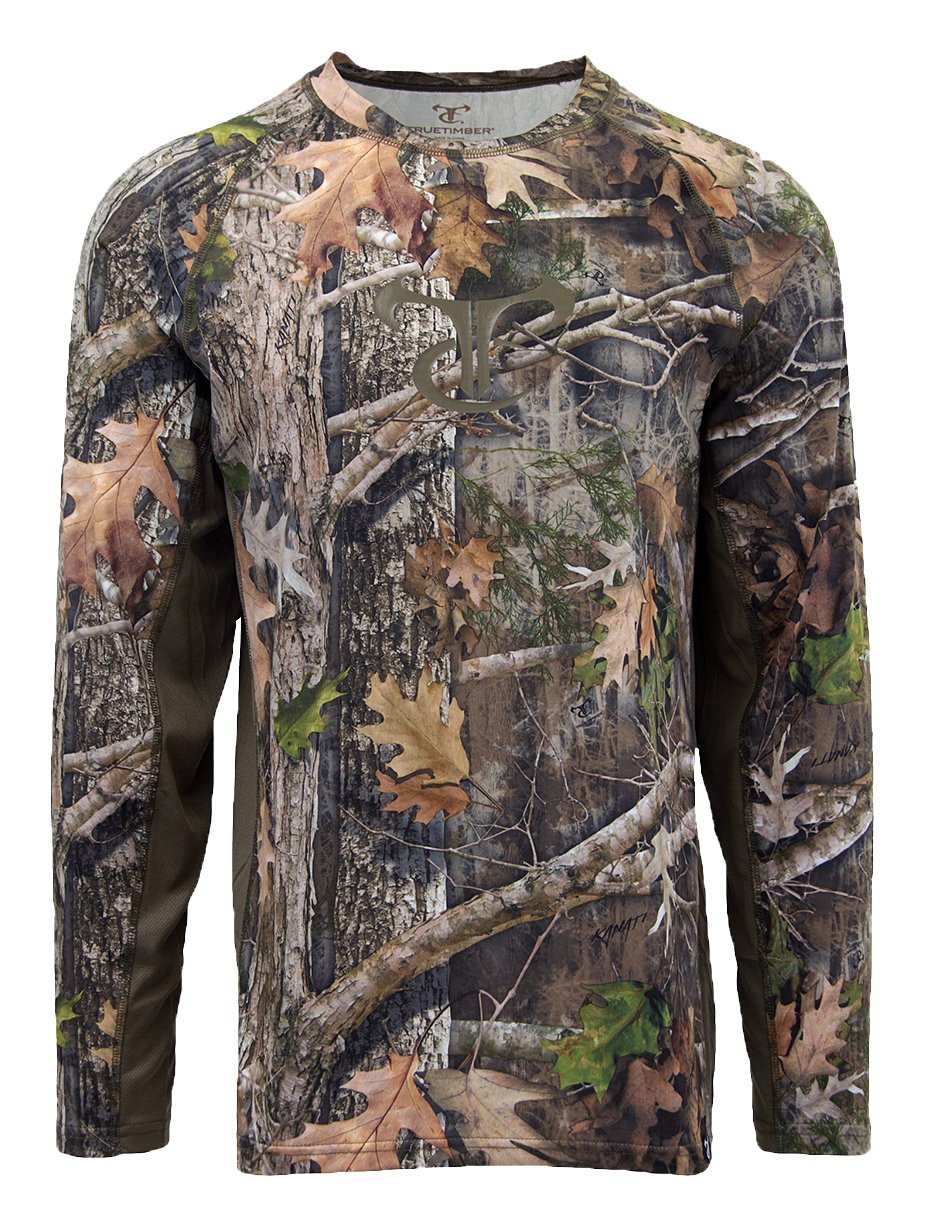 TrueTimber ShaleCanyon Long-Sleeve Crew for Men - TrueTimber Kanati
