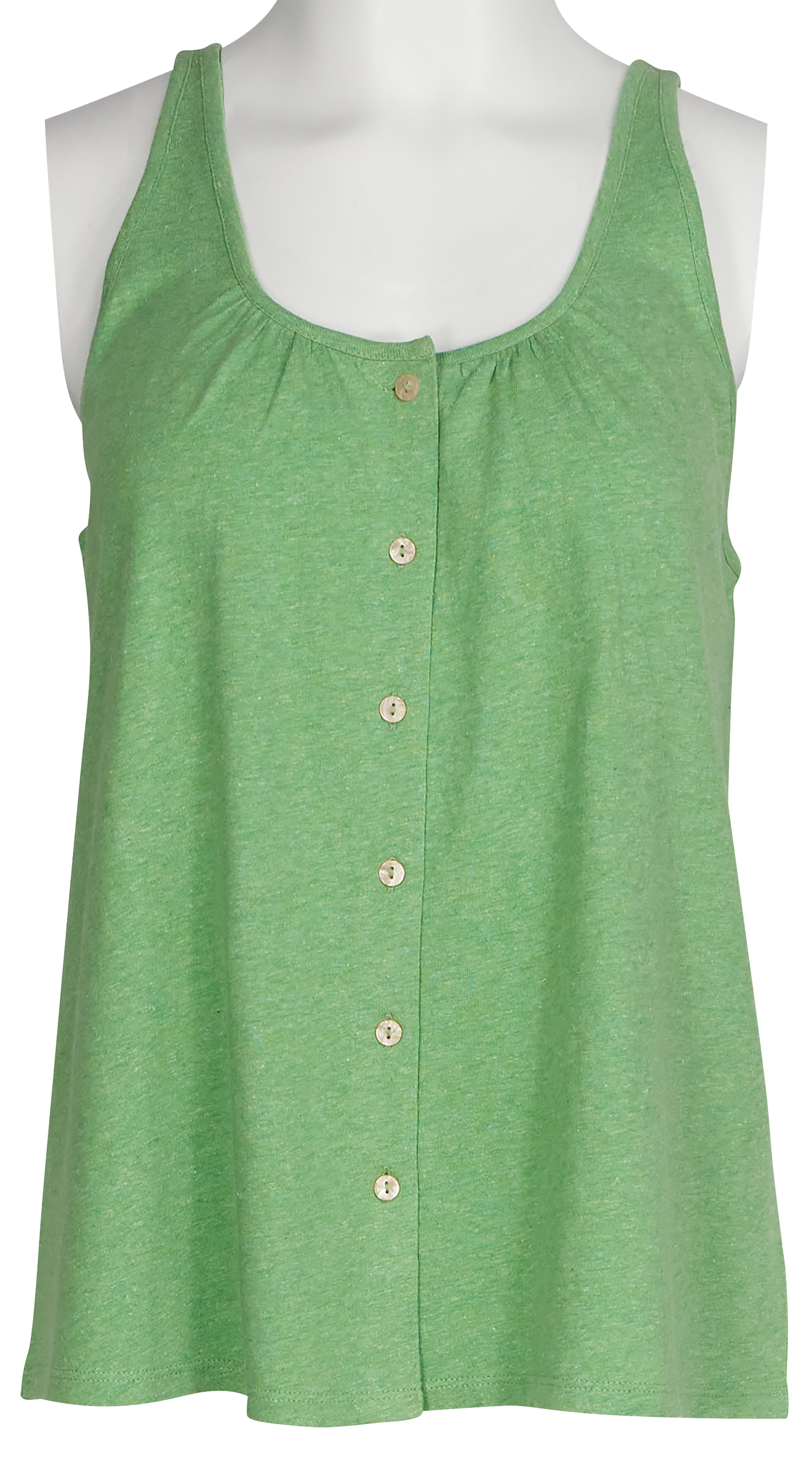 NATURAL REFLECTIONS Coastline Button-Down Tank Top