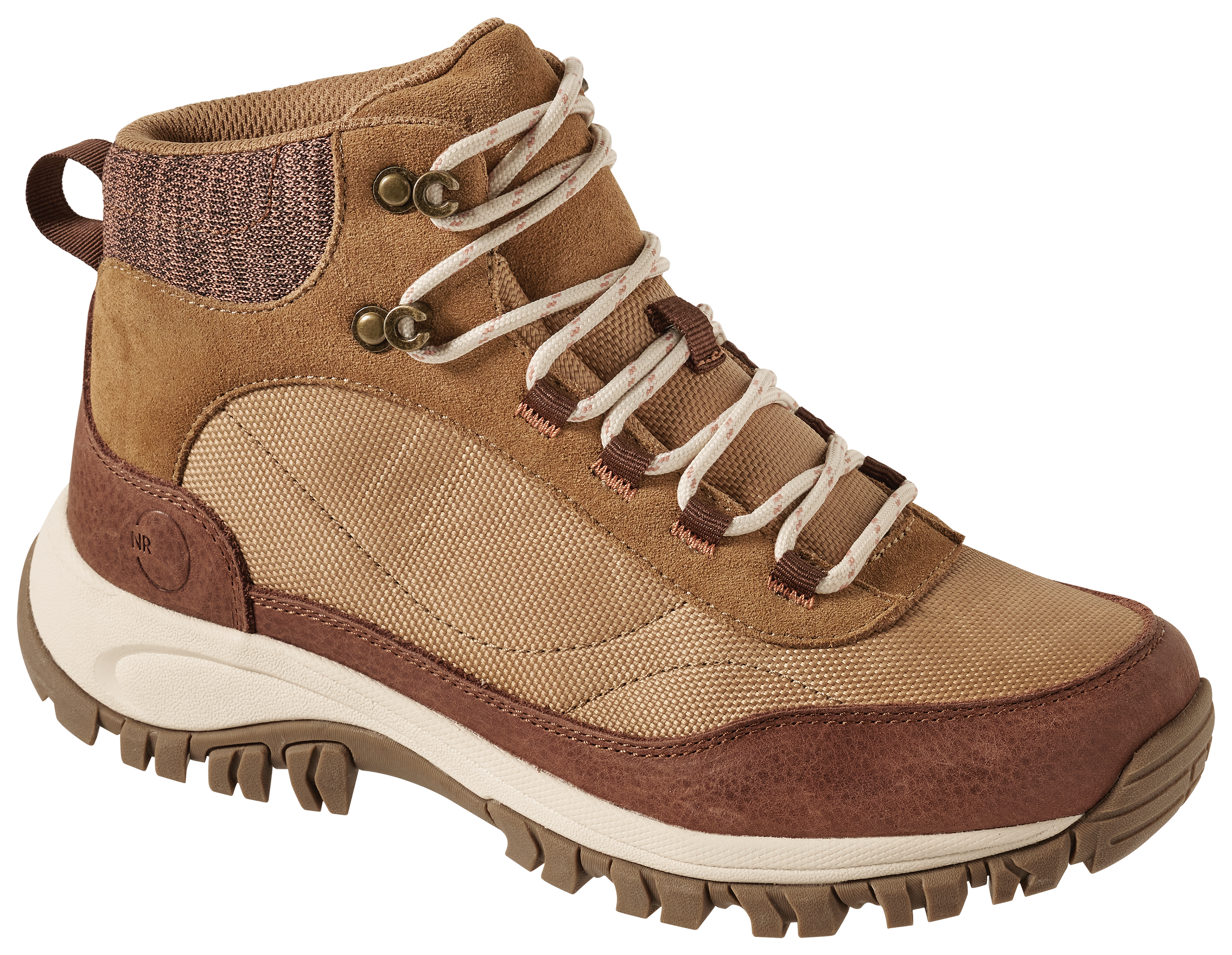 Image of Natural Reflections Overland III Mid Hiking Boots for Ladies - Tobacco Brown - 6M