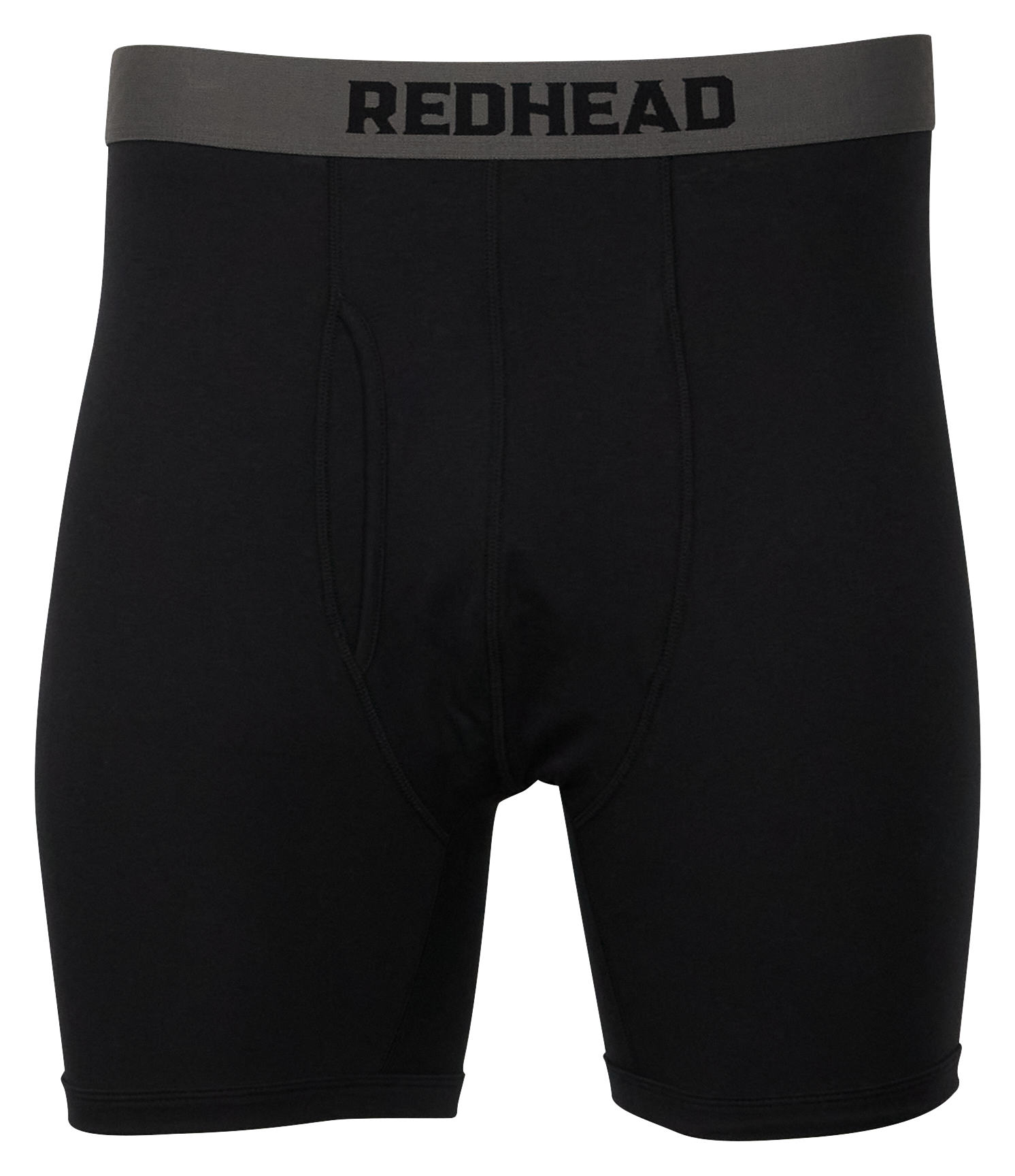 Image of RedHead Cotton Boxer Briefs for Men - Black - M