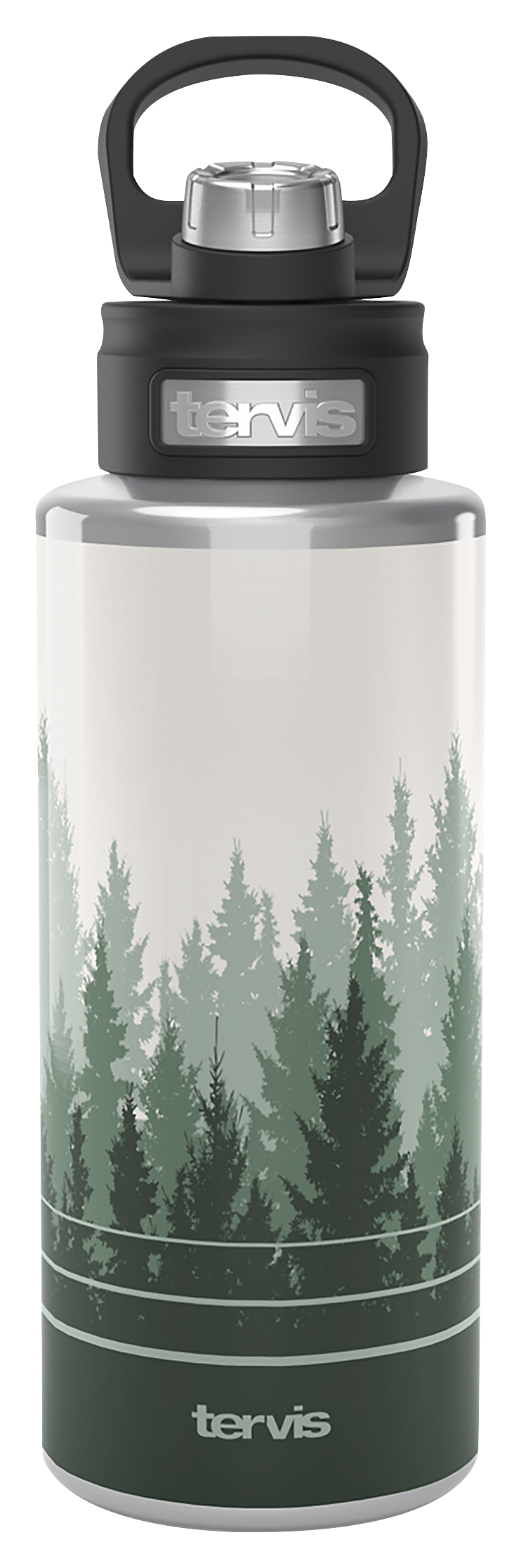 Image of Tervis Green Forest Stainless Steel Wide-Mouth Bottle - 32 oz.