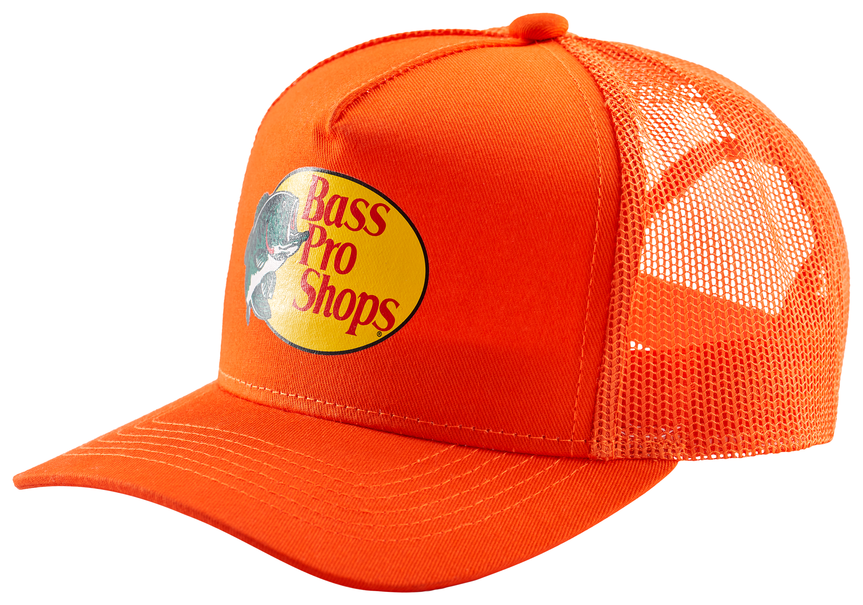 Bass Pro Shops Logo Mesh Cap for Youth - Orange