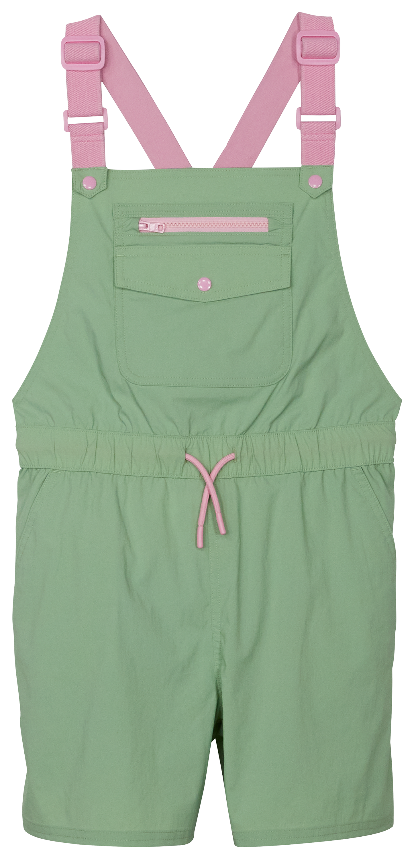 Image of Outdoor Kids Shortalls for Kids - Fair Green - XS