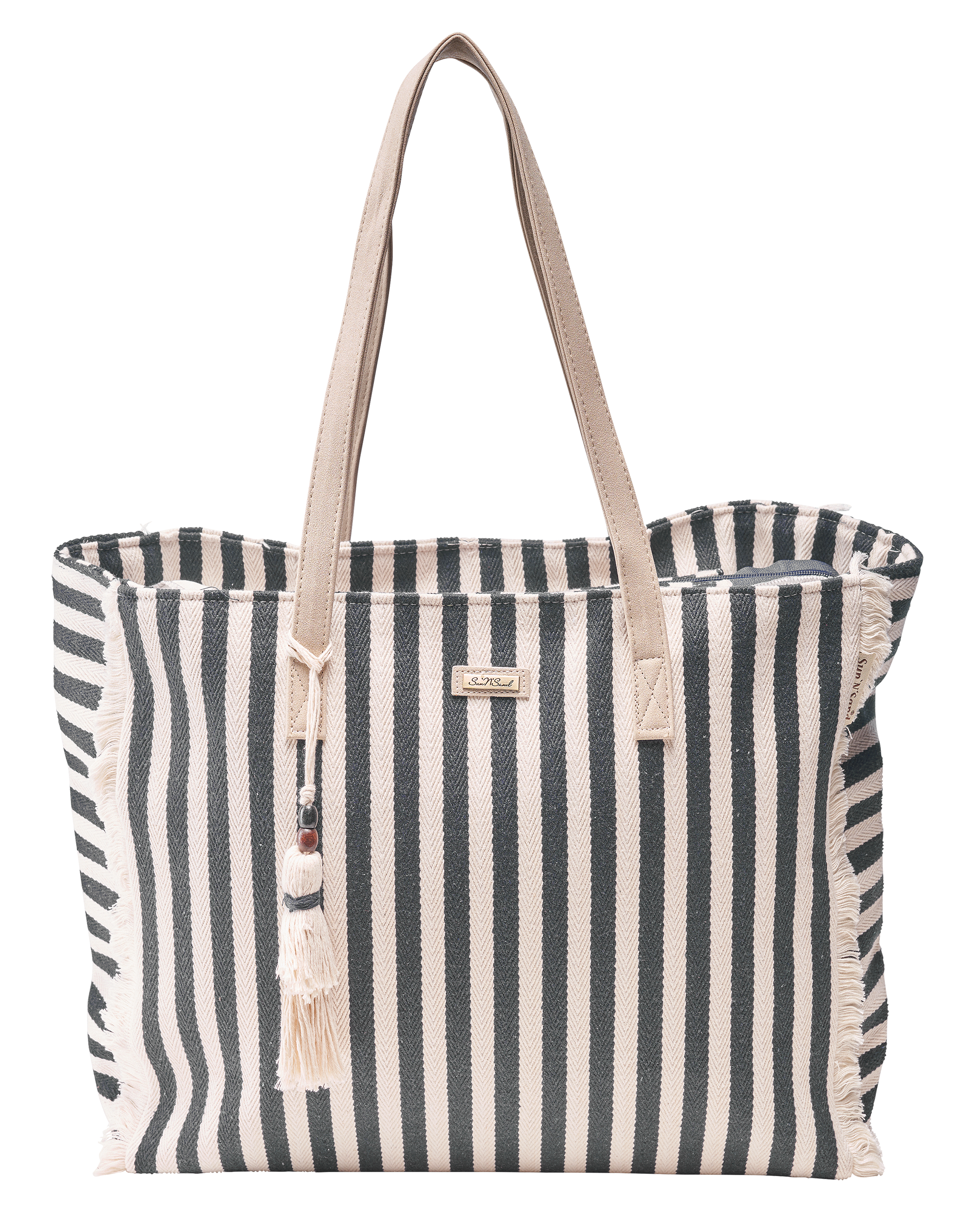 SUN 'N' SAND Cotton Shoulder Tote