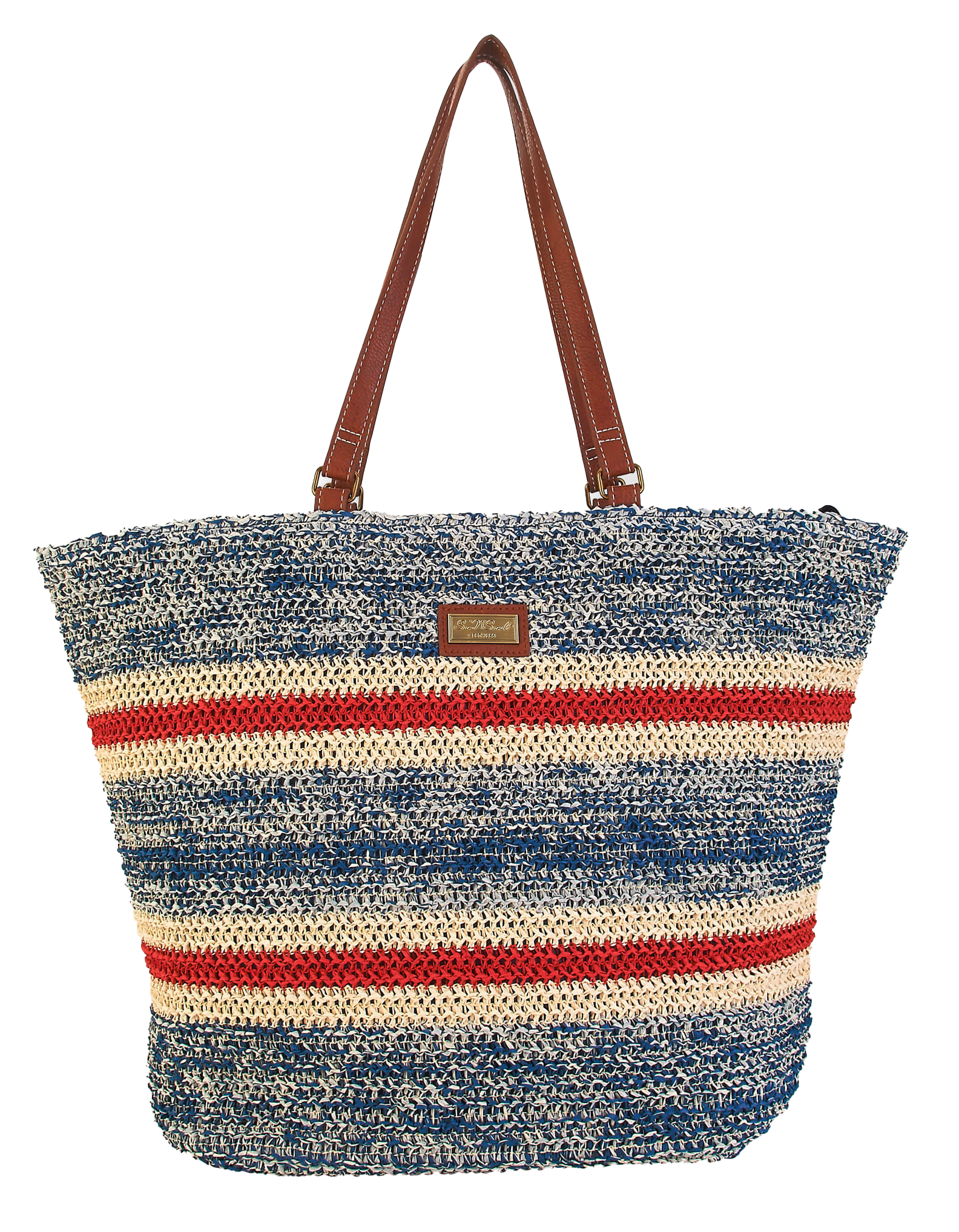 Image of Sun 'N' Sand Michelle Natural Crochet Shoulder Tote