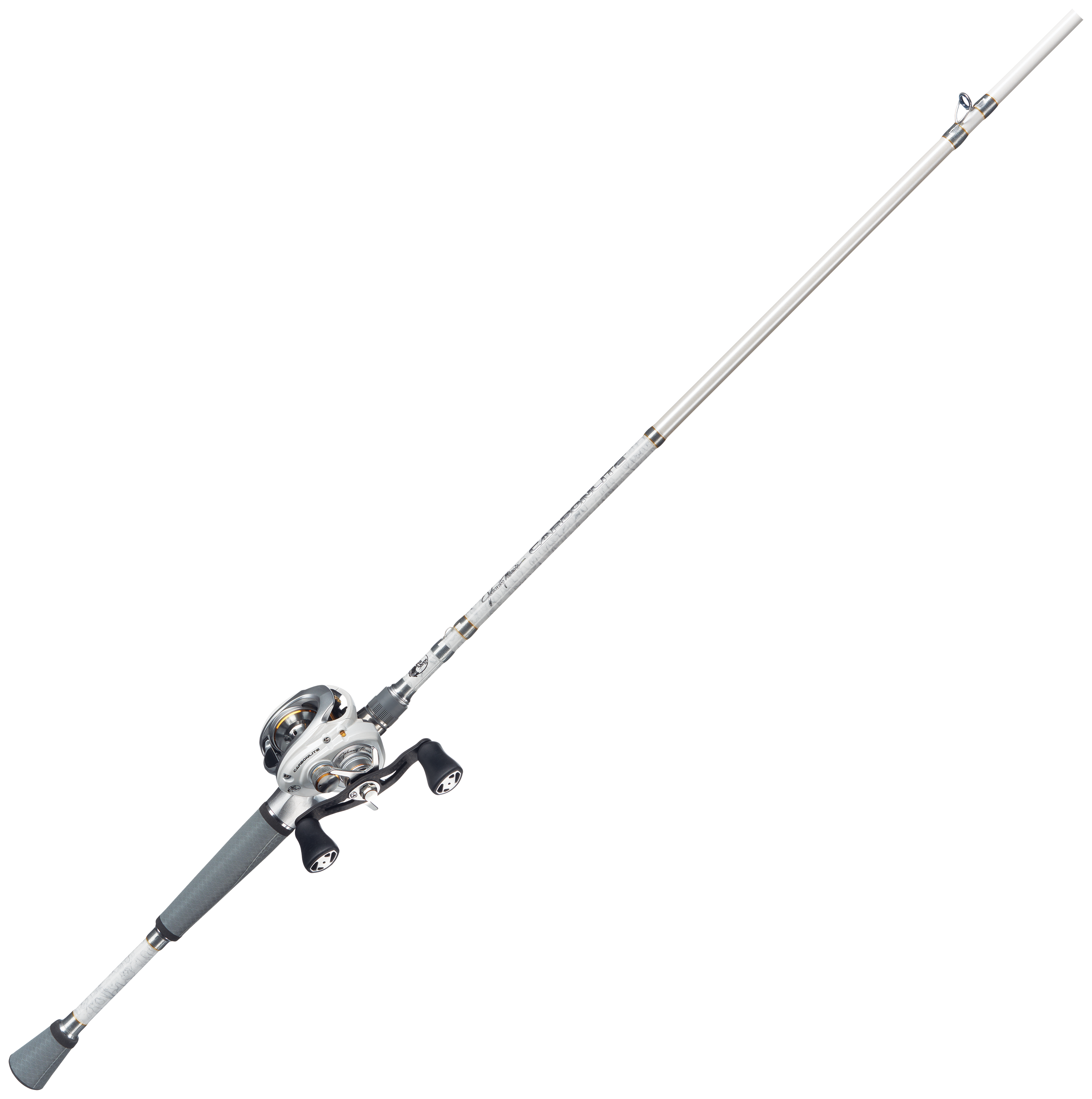 Bass Pro Shops Johnny Morris CarbonLite Baitcast Combo - Left - 6'6" - Medium - 7.5:1
