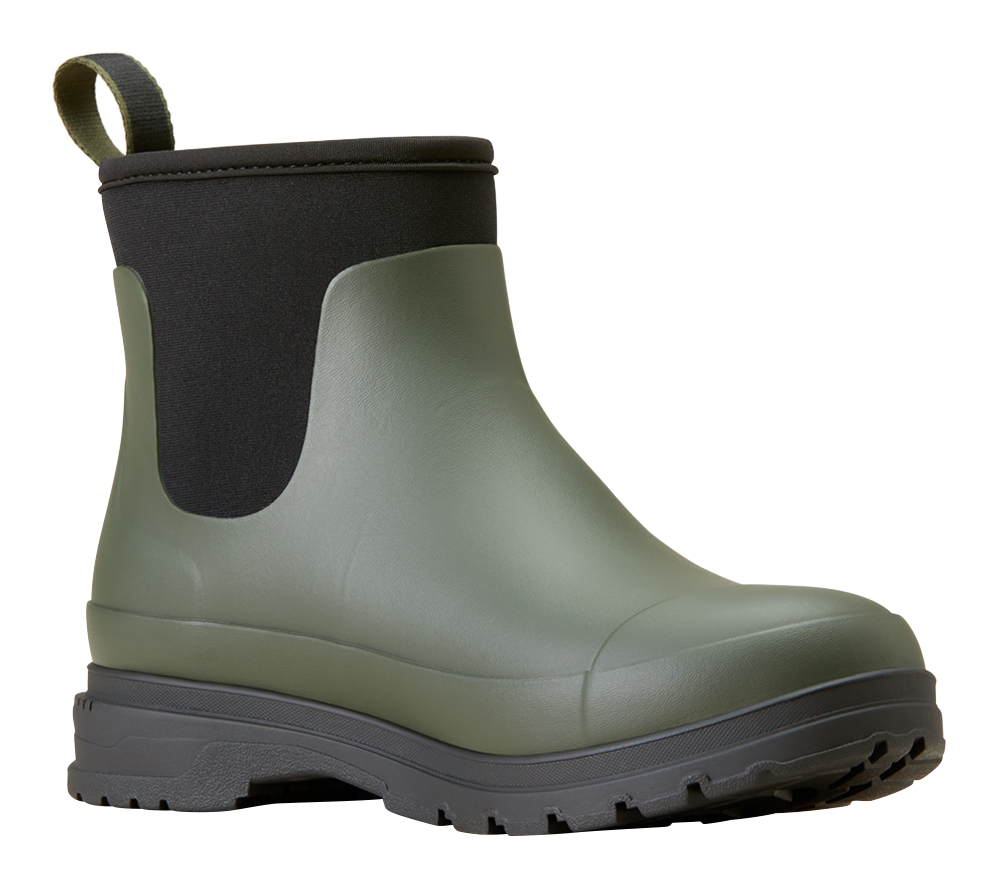 Image of Ariat Kelmarsh Shortie Rubber Boots for Ladies - Dark Olive - 11M