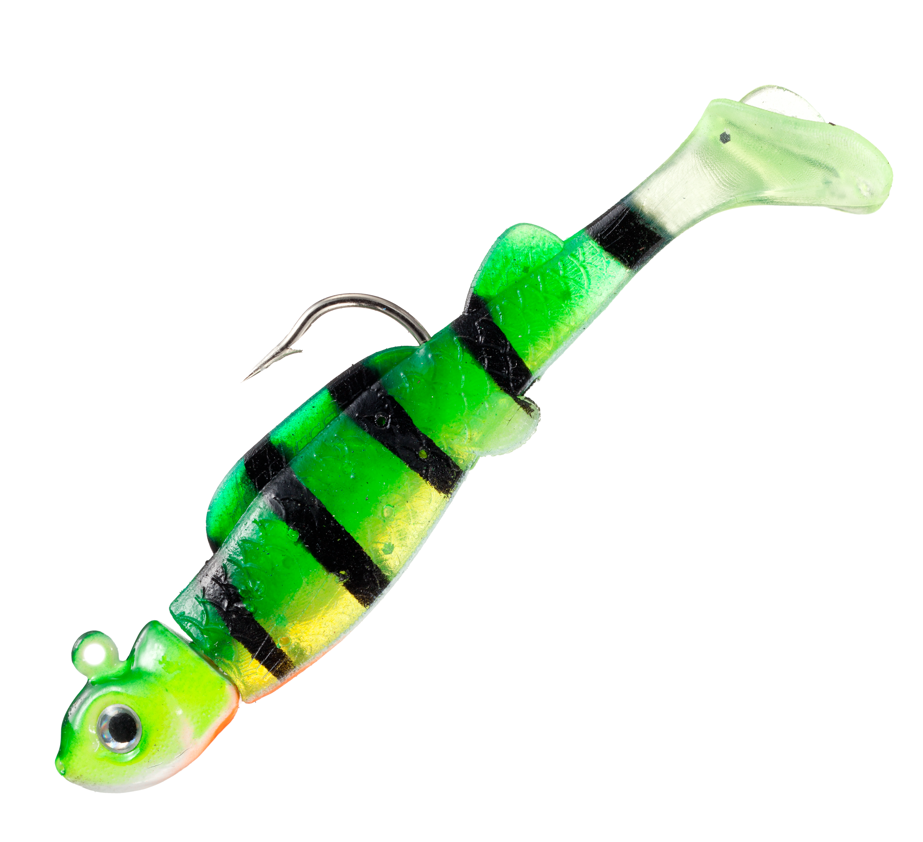 Bass Pro Shops Crappie Maxx Paddle Tail Minnow Jig 2-Pack - Bluegill - 2