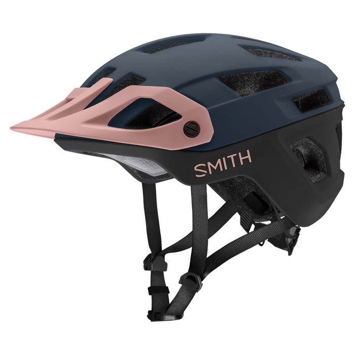 Image of Smith Sport Optics Engage MIPS Mountain Bike Helmet - Large - Matte French Navy/Black/Rocksalt