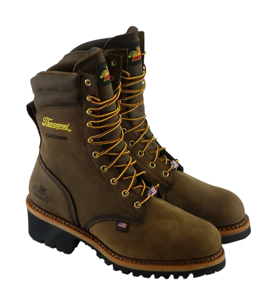 Image of Thorogood Logger Series Waterproof Steel Toe Work Boots for Men - Studhorse - 8M