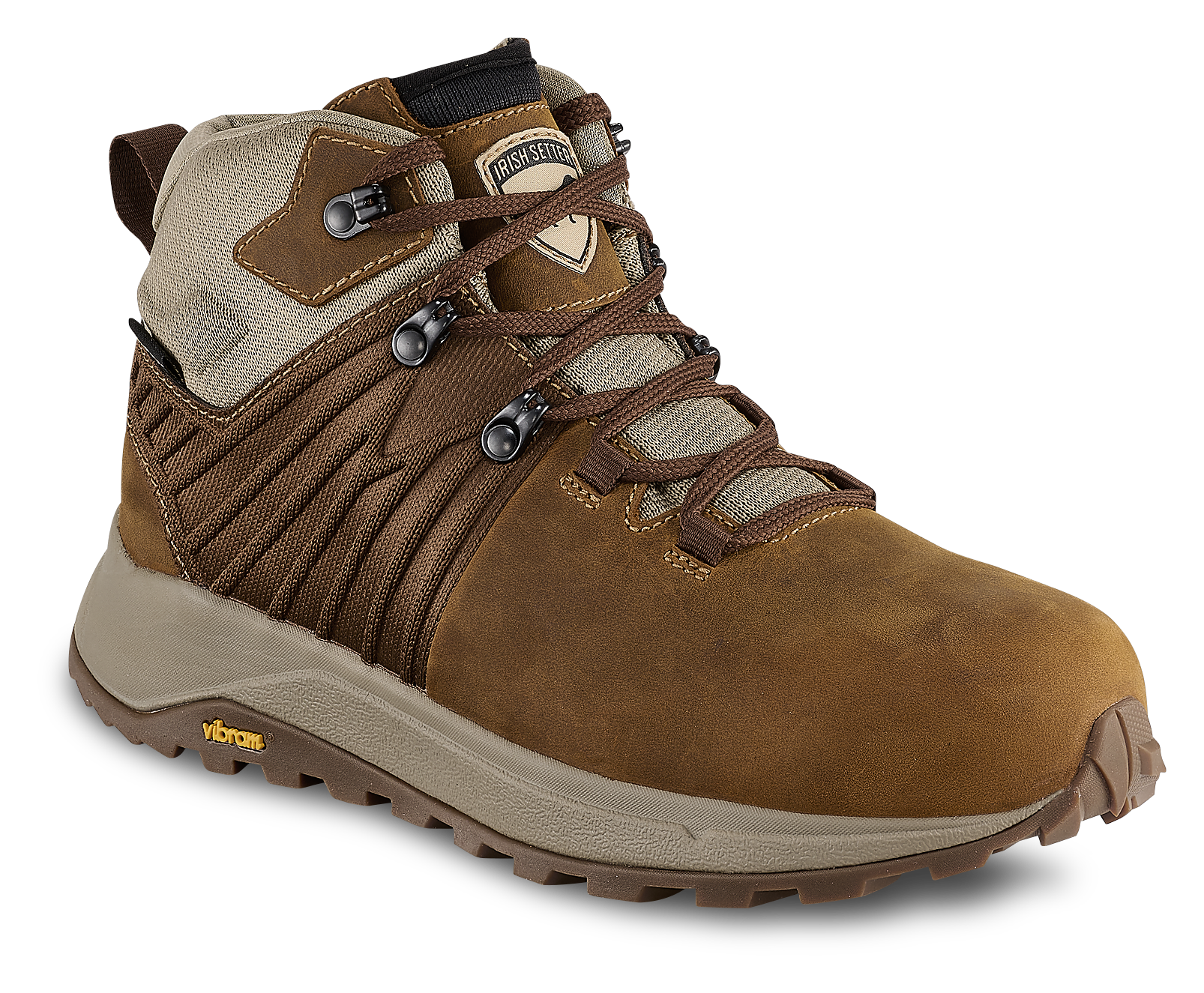 Image of Irish Setter Cascade Waterproof Aluminum Toe Work Boots for Ladies - Brown - 7.5M