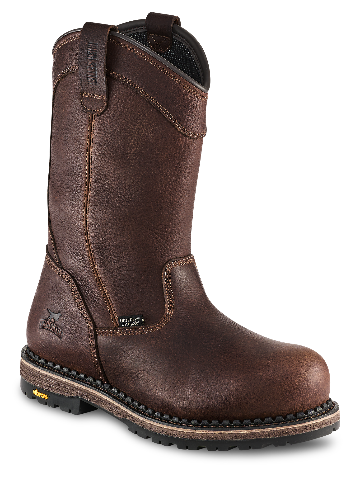 Image of Irish Setter Edgerton Waterproof Composite Toe Work Boots for Men - Brown - 7.5M