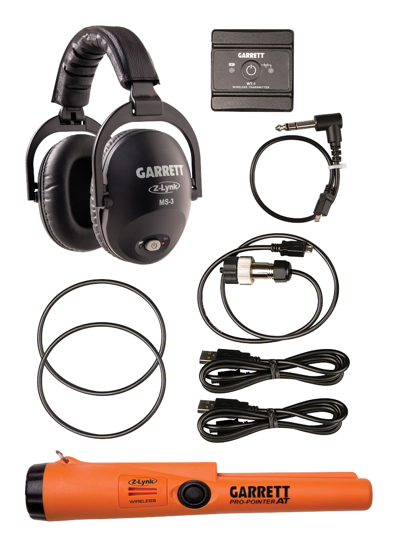 Image of Garrett Z-Lynk MS-3 Wireless Headphone Kit with Pro-Pointer AT