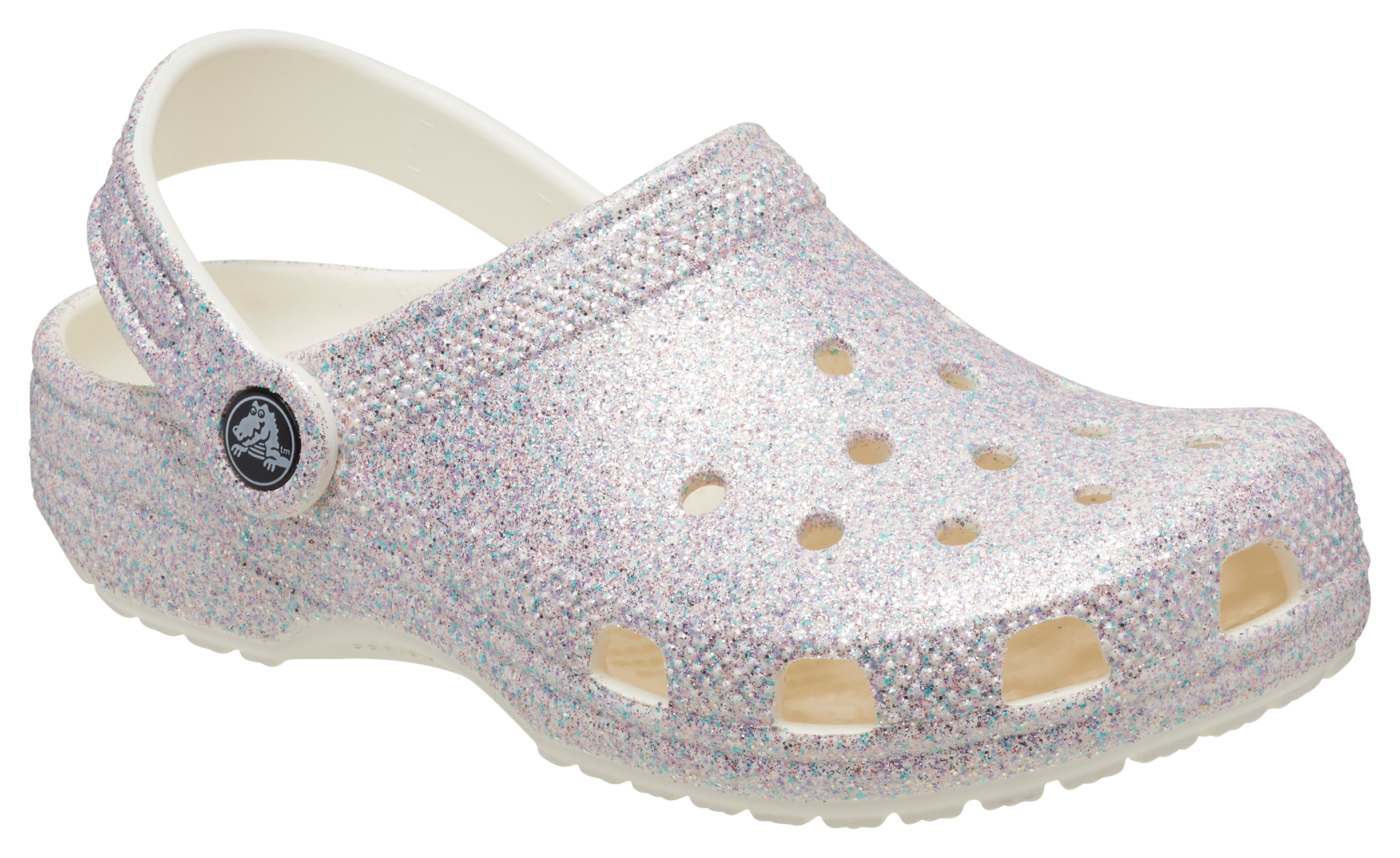 Crocs Classic Glitter Clogs for Kids