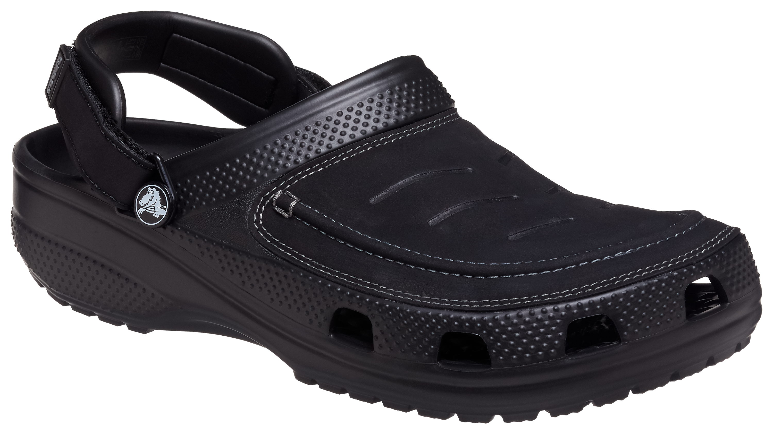 Image of Crocs Yukon Vista II LiteRide Clogs for Men - Black/Slate Grey - 8M