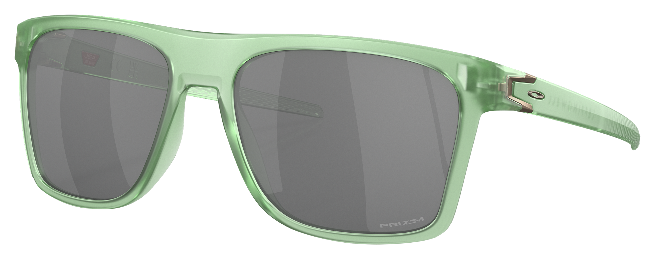 Image of Oakley Leffingwell OO9100 Re-Discover Collection Prizm Grey Mirror Sunglasses