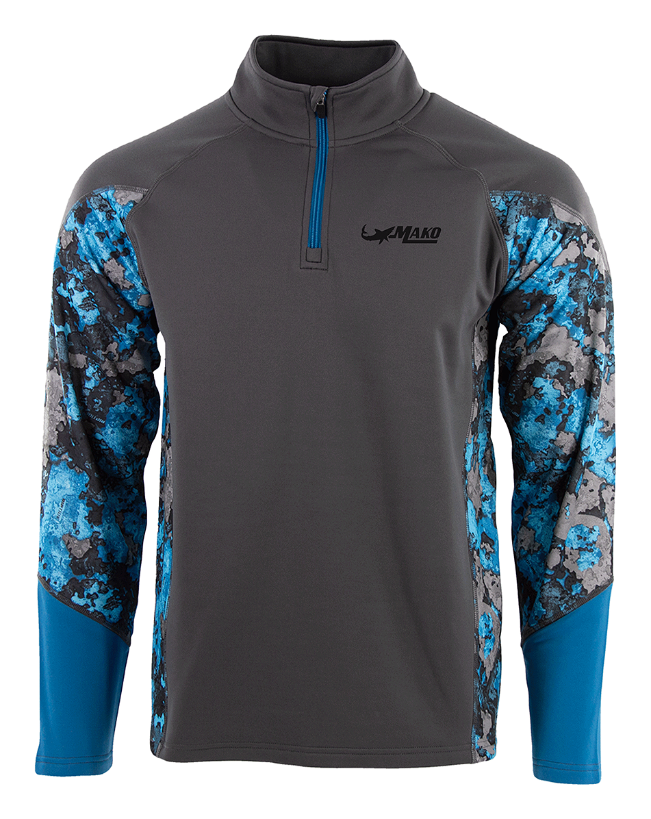 MAKO Quarter-Zip Long-Sleeve Pullover for Men