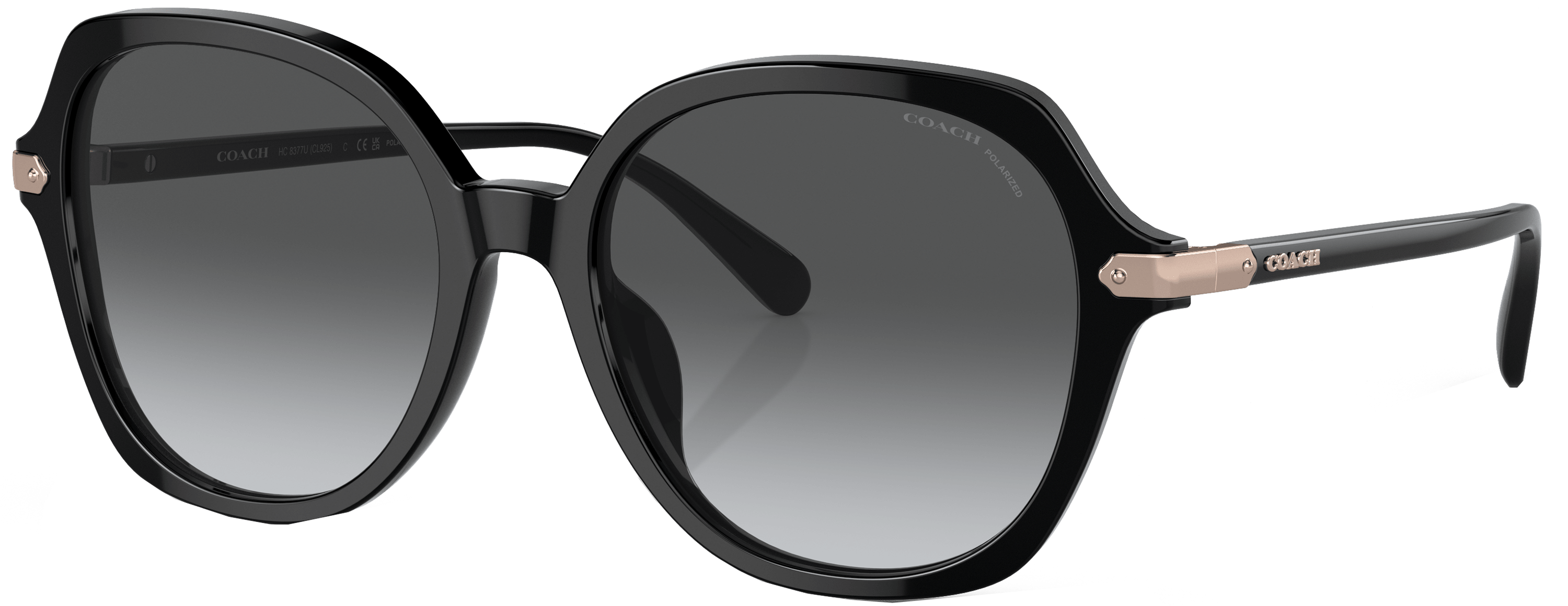 COACH HC8377U Polarized Sunglasses for Ladies