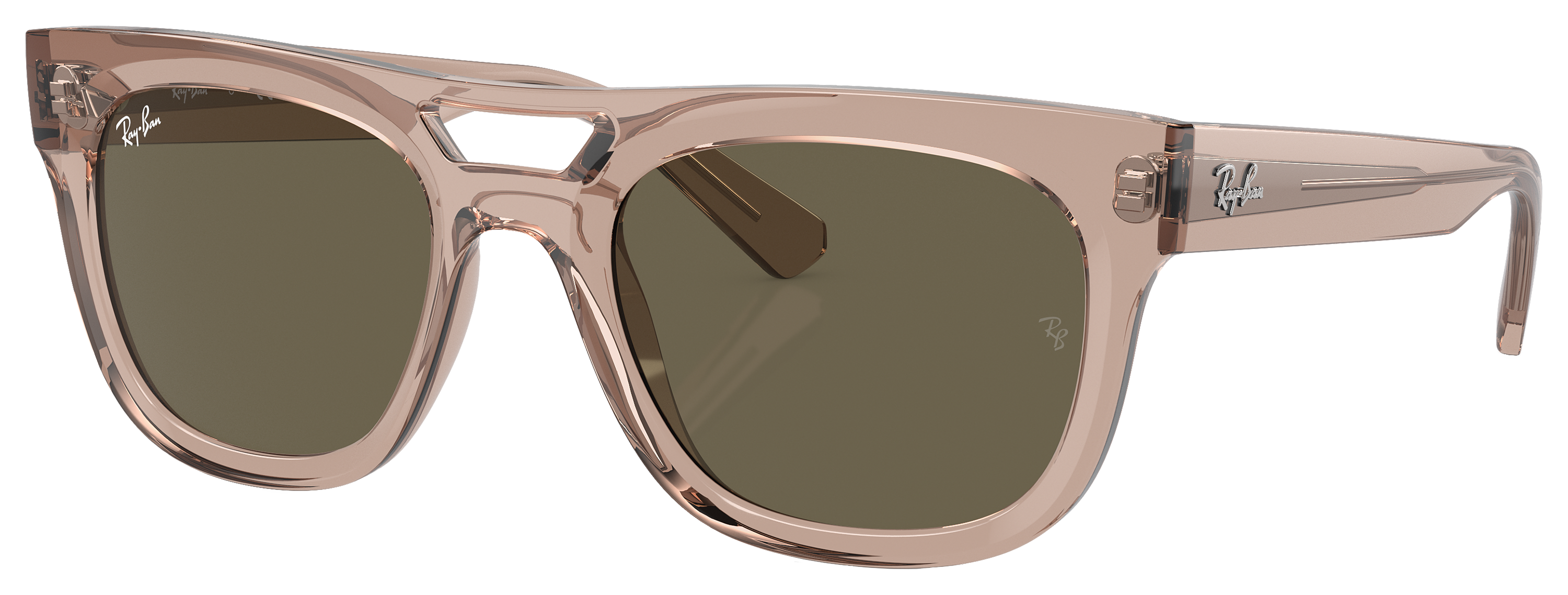 Image of Ray-Ban Phil Bio-Based RB4426 Sunglasses - Transparent Light Brown/Brown Classic