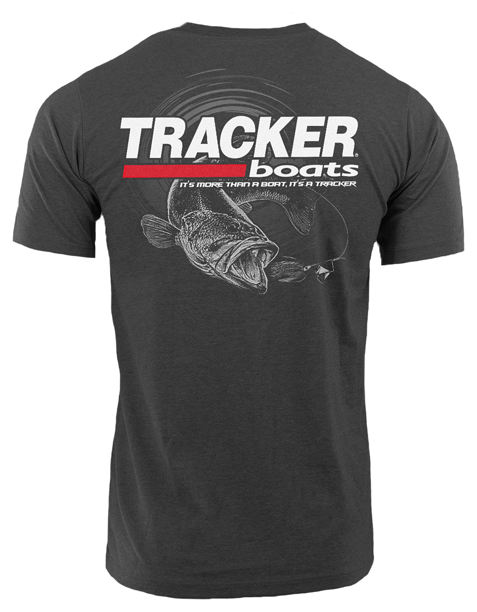 Image of Tracker Boats It's More Than A Boat Logo Short-Sleeve T-Shirt for Men - Charcoal Heather - M