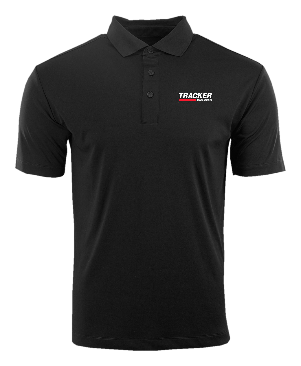 Image of TRACKER Boats Logo Short-Sleeve Polo for Men - Black - M