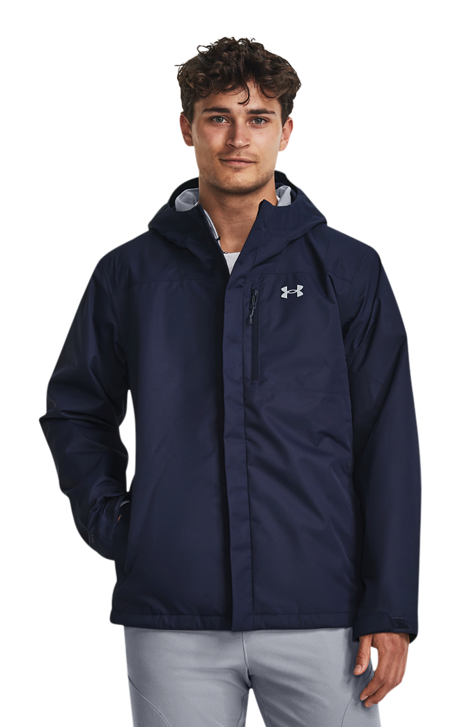 Image of Under Armour Porter 3-in-1 Jacket for Men - Midnight Navy/Steel - XL