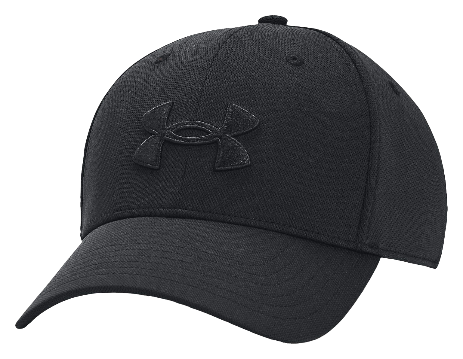 Image of Under Armour Blitzing Adjustable Cap for Men - Black/Black