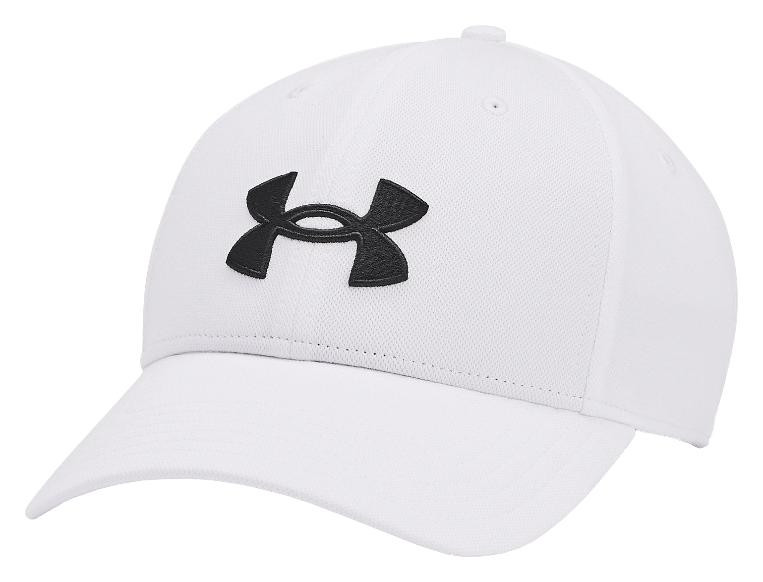 Image of Under Armour Blitzing Adjustable Cap for Men - White/Black