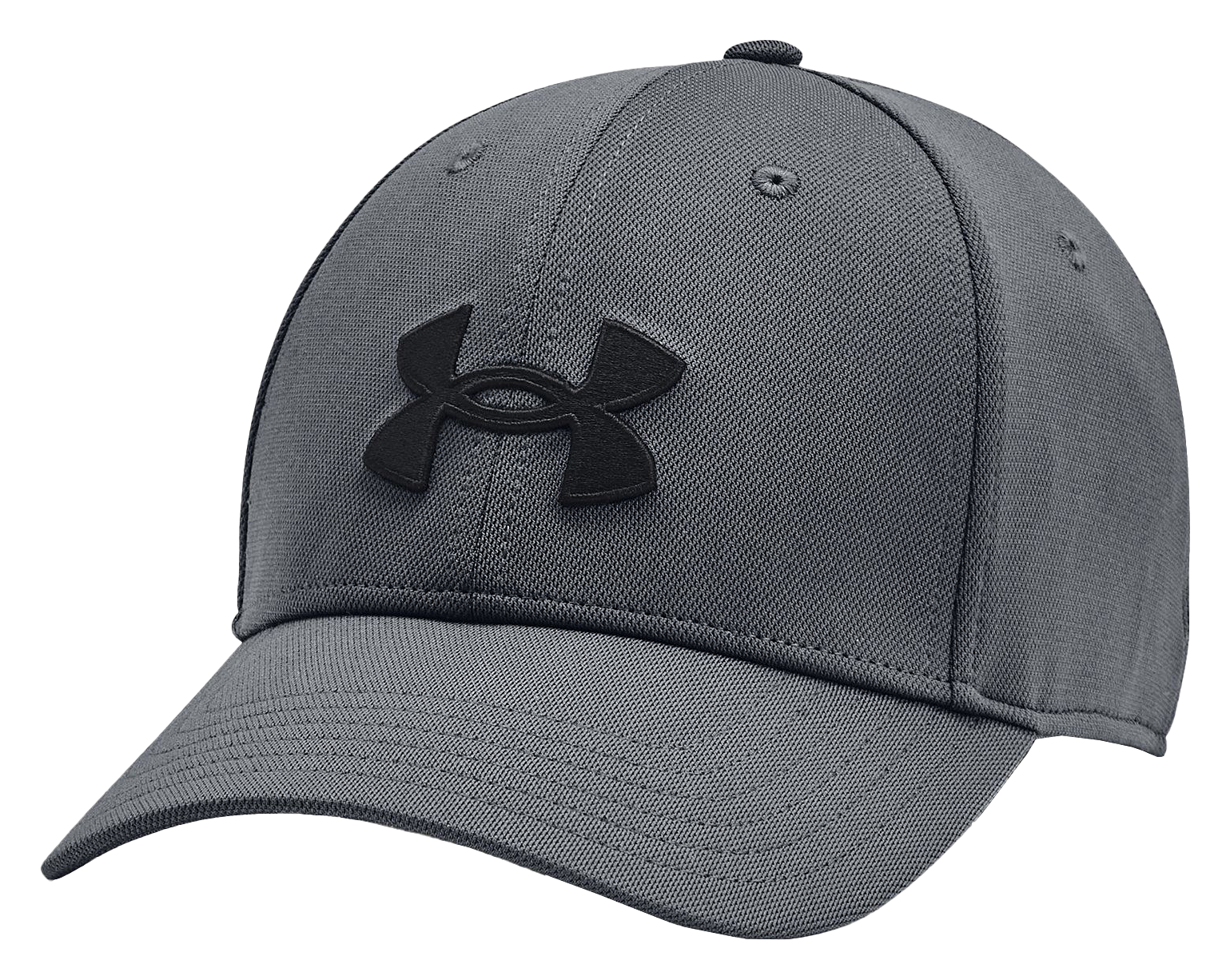 Image of Under Armour Blitzing Adjustable Cap for Men - Pitch Gray/Black